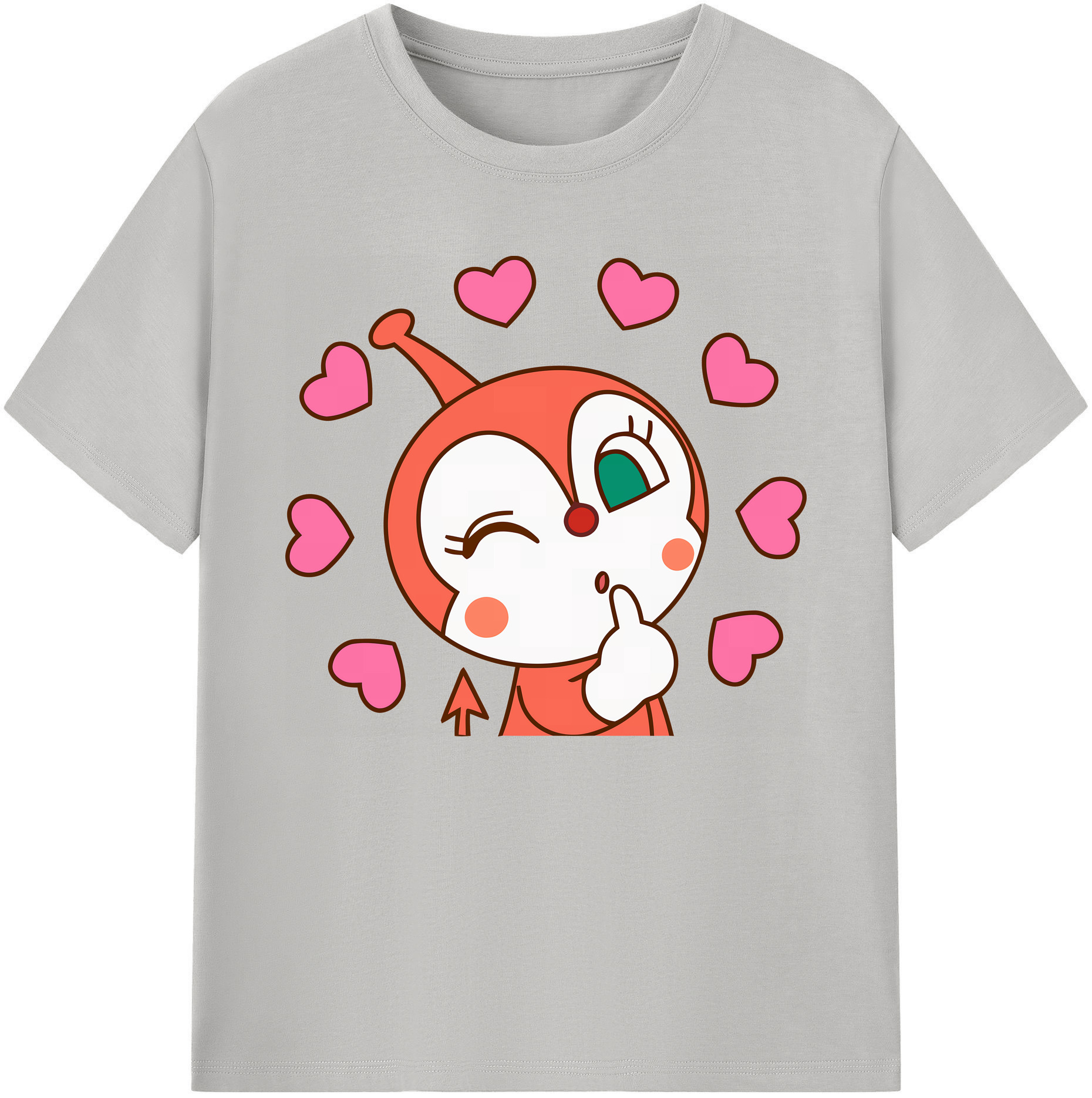 （画像用） アンパンマン Anpanman 綿100％ メンズ半袖Tシャツ｜肌触りやわらか＆通気性