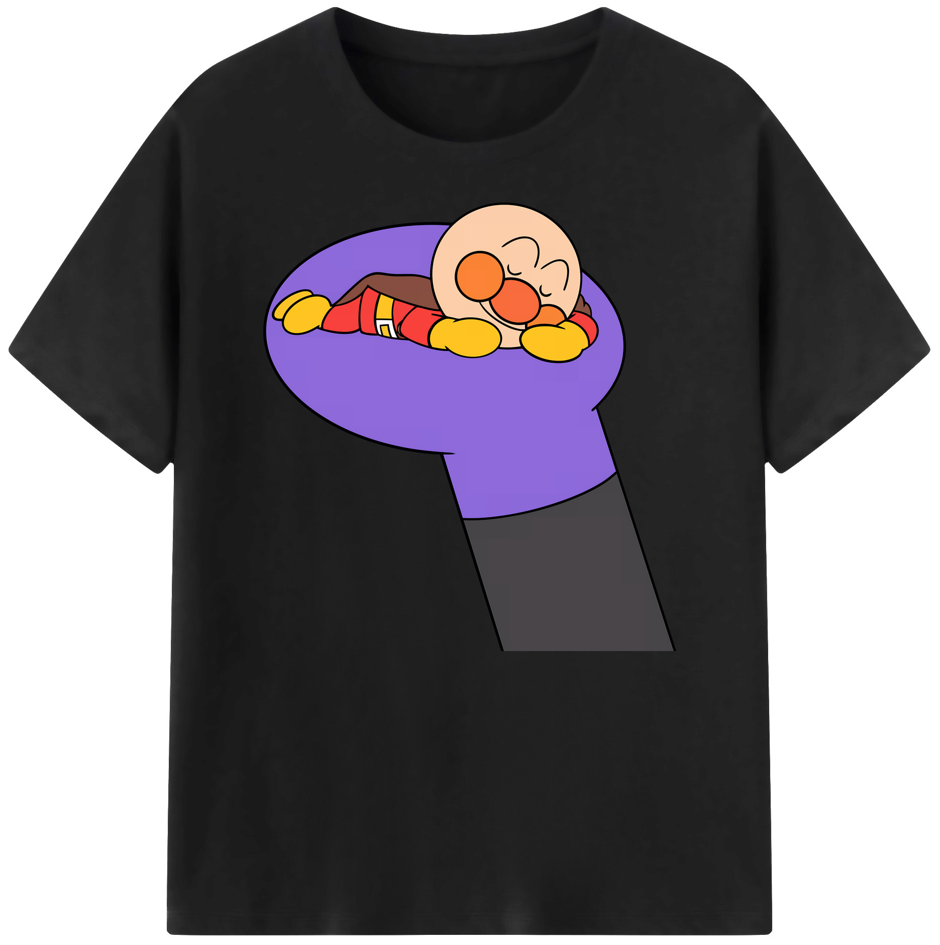 （画像用） アンパンマン Anpanman 綿100％ メンズ半袖Tシャツ｜肌触りやわらか＆通気性