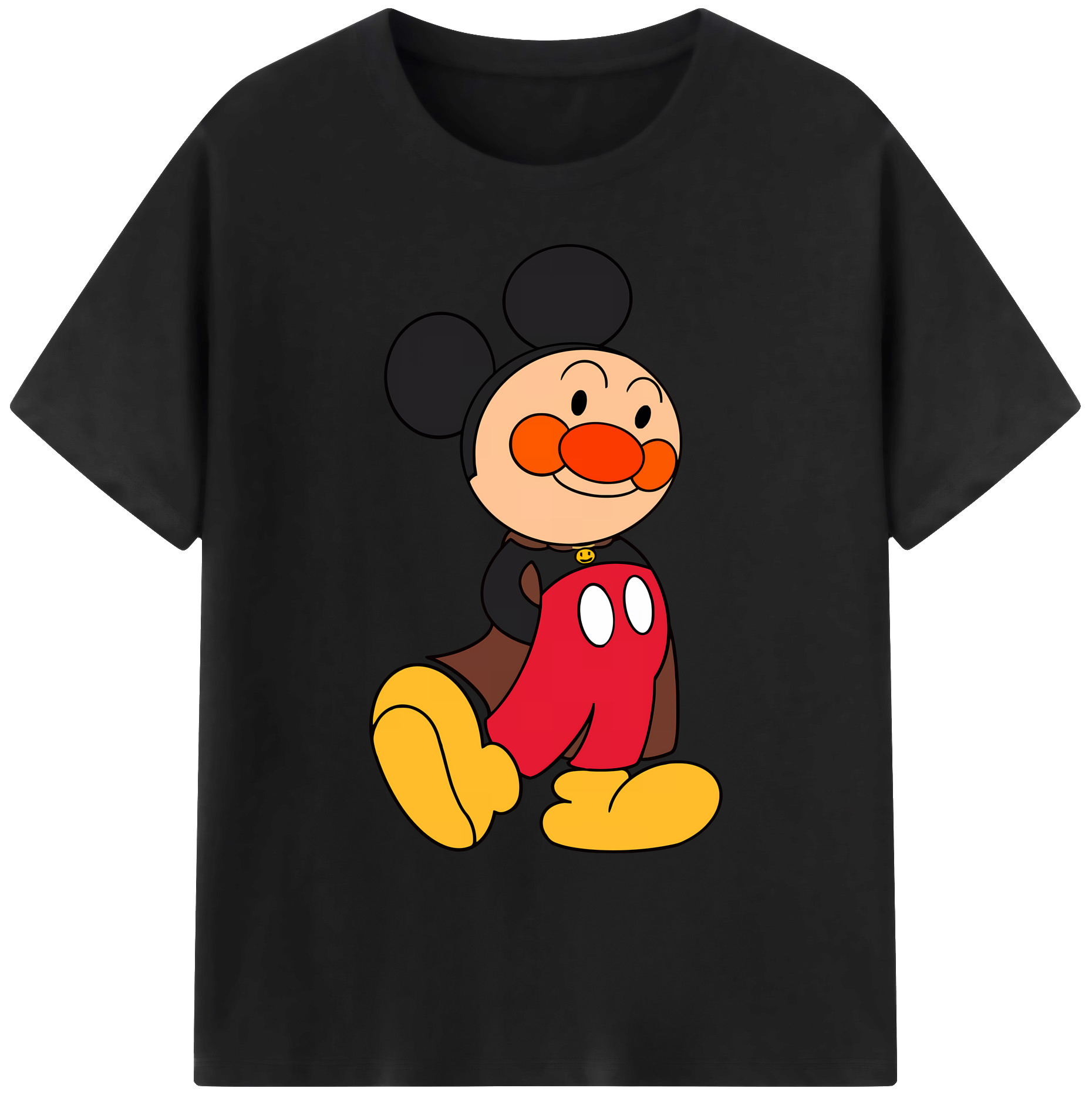 （画像用） アンパンマン Anpanman 綿100％ メンズ半袖Tシャツ｜肌触りやわらか＆通気性