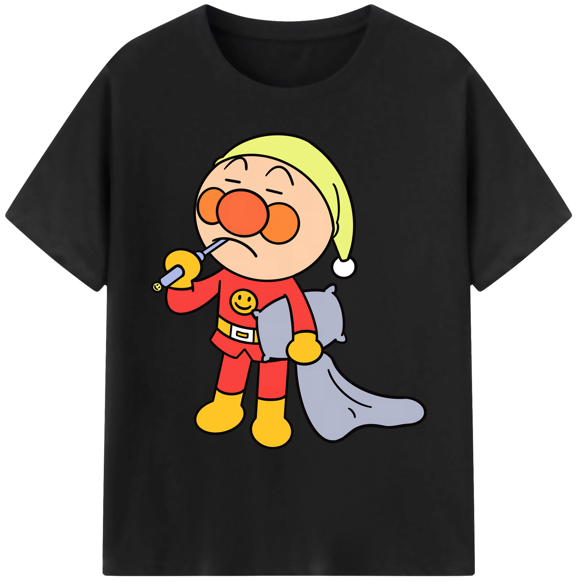 （画像用） アンパンマン Anpanman 綿100％ メンズ半袖Tシャツ｜肌触りやわらか＆通気性