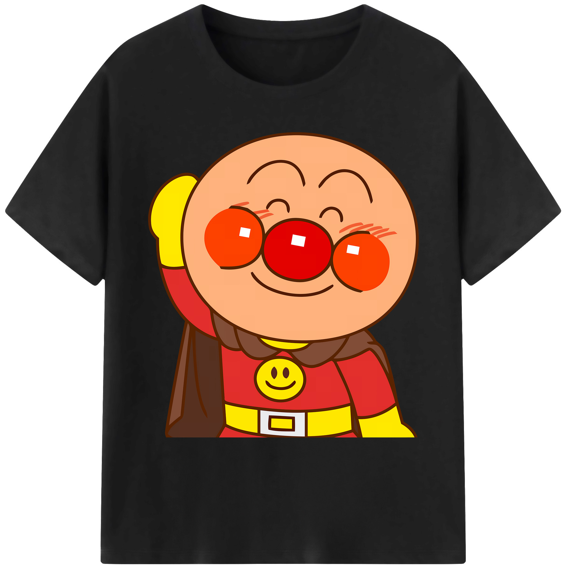 （画像用） アンパンマン Anpanman 綿100％ メンズ半袖Tシャツ｜肌触りやわらか＆通気性