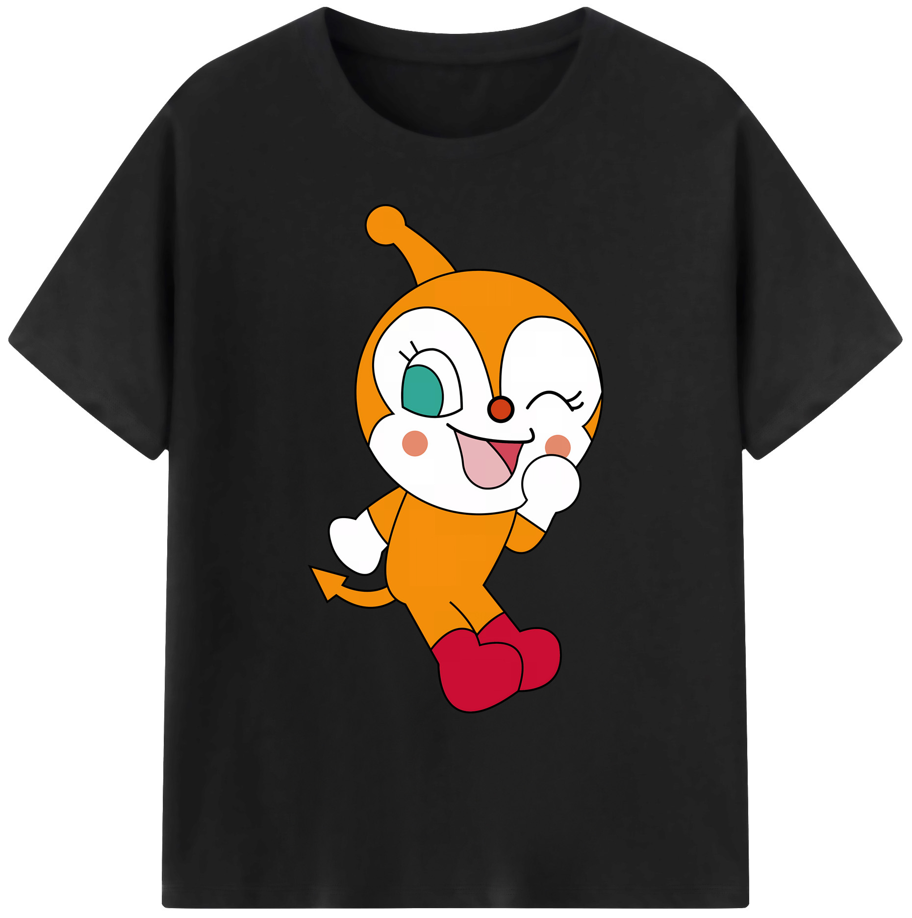 （画像用） アンパンマン Anpanman 綿100％ メンズ半袖Tシャツ｜肌触りやわらか＆通気性