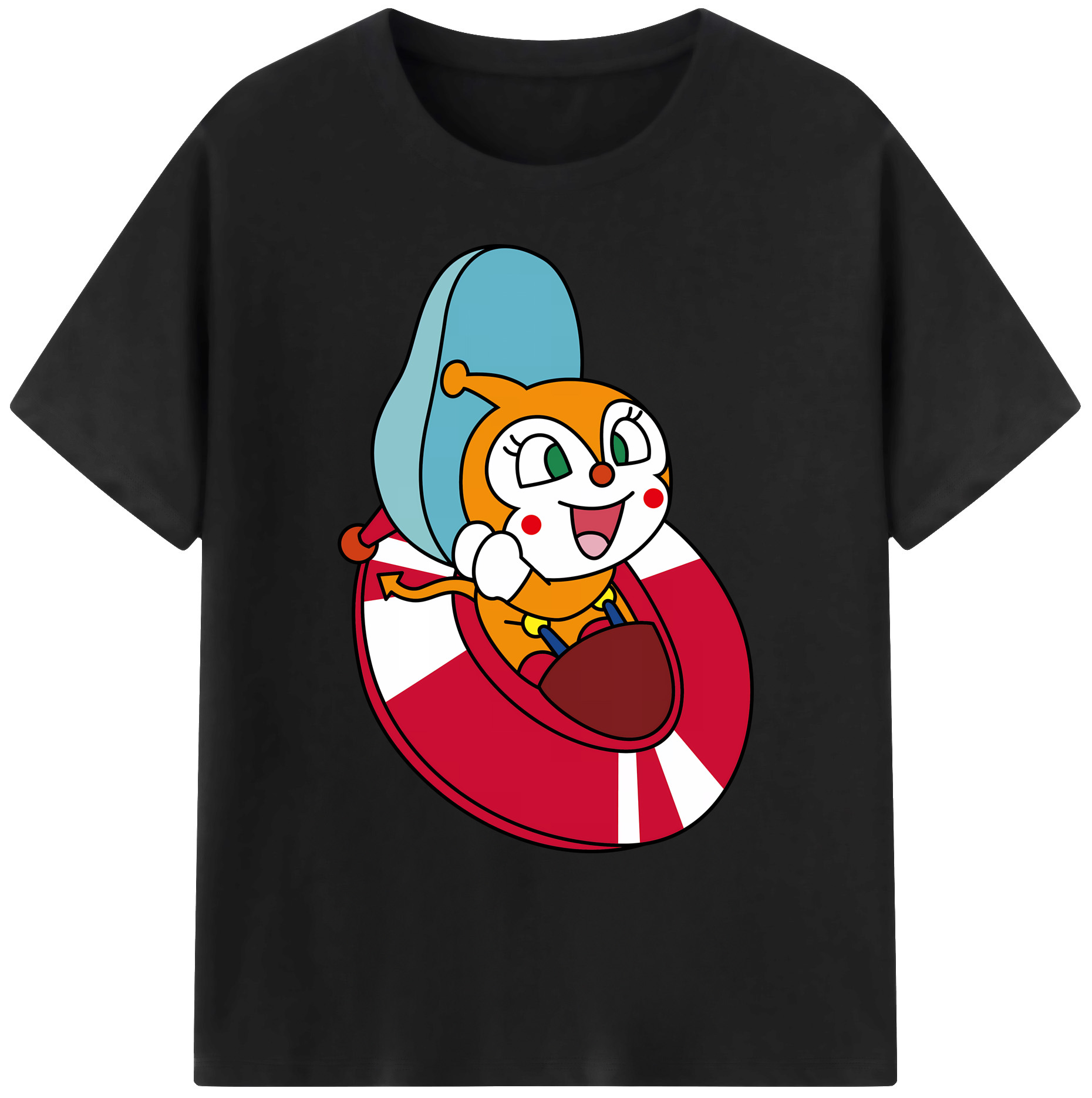（画像用） アンパンマン Anpanman 綿100％ メンズ半袖Tシャツ｜肌触りやわらか＆通気性