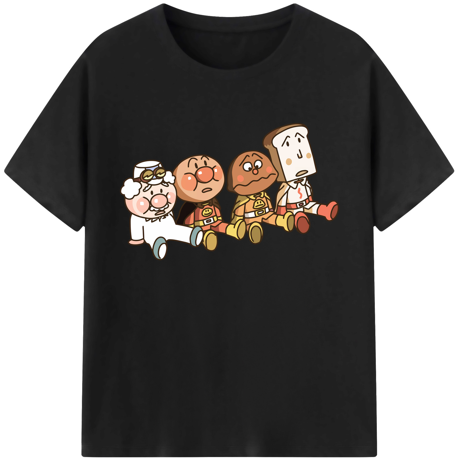 （画像用） アンパンマン Anpanman 綿100％ メンズ半袖Tシャツ｜肌触りやわらか＆通気性