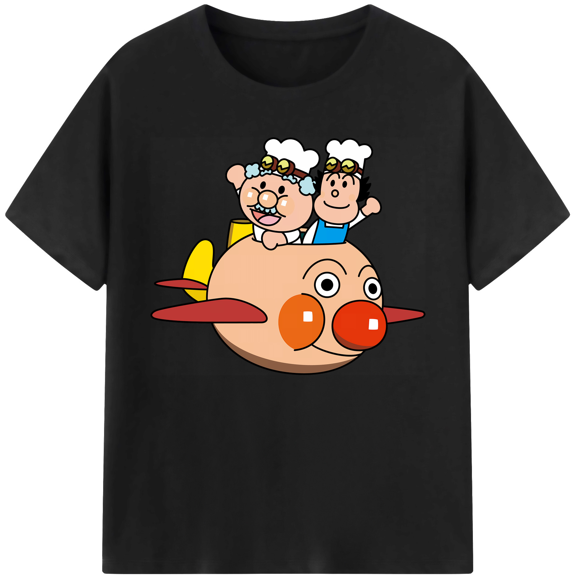 （画像用） アンパンマン Anpanman 綿100％ メンズ半袖Tシャツ｜肌触りやわらか＆通気性