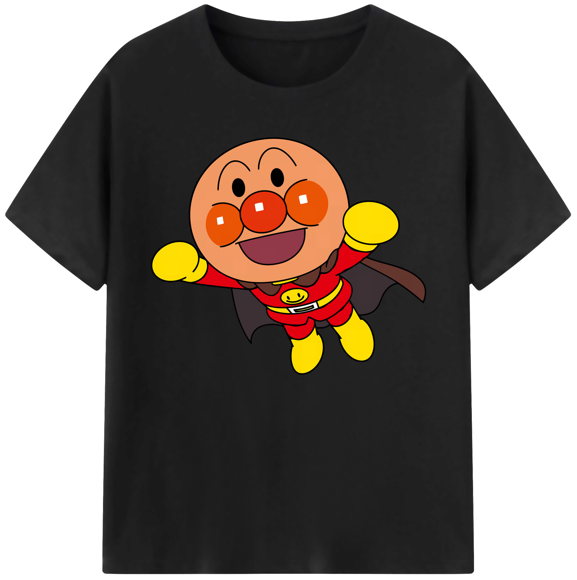 （画像用） アンパンマン Anpanman 綿100％ メンズ半袖Tシャツ｜肌触りやわらか＆通気性