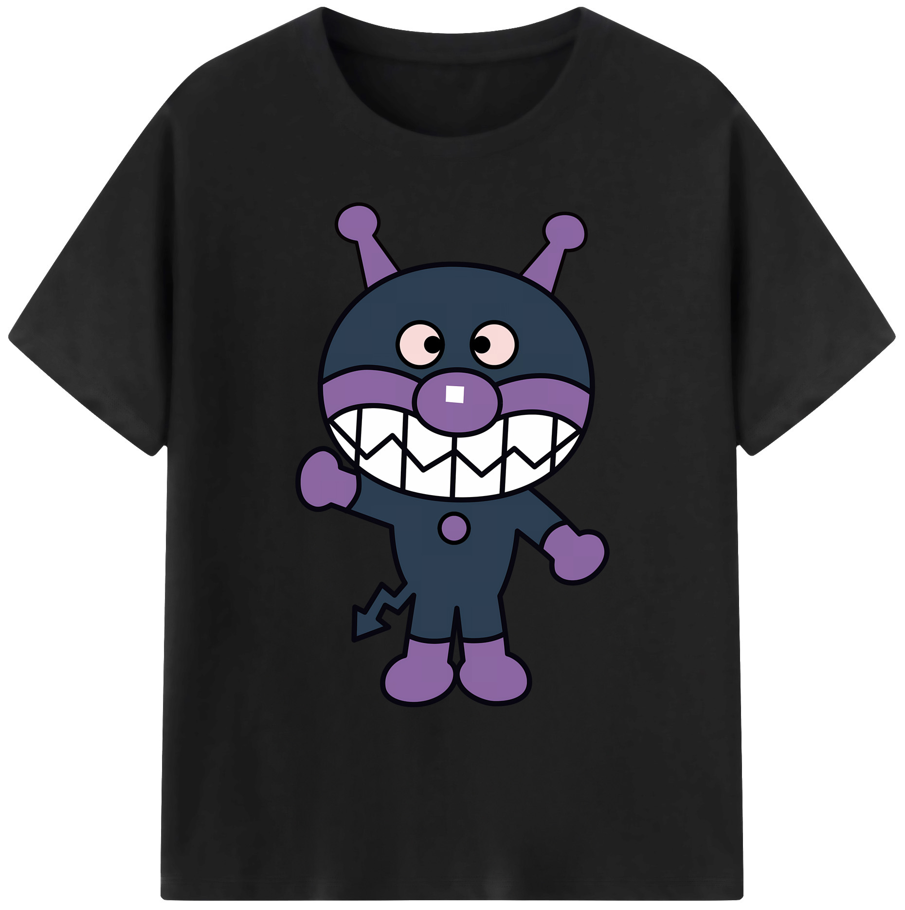 （画像用） アンパンマン Anpanman 綿100％ メンズ半袖Tシャツ｜肌触りやわらか＆通気性