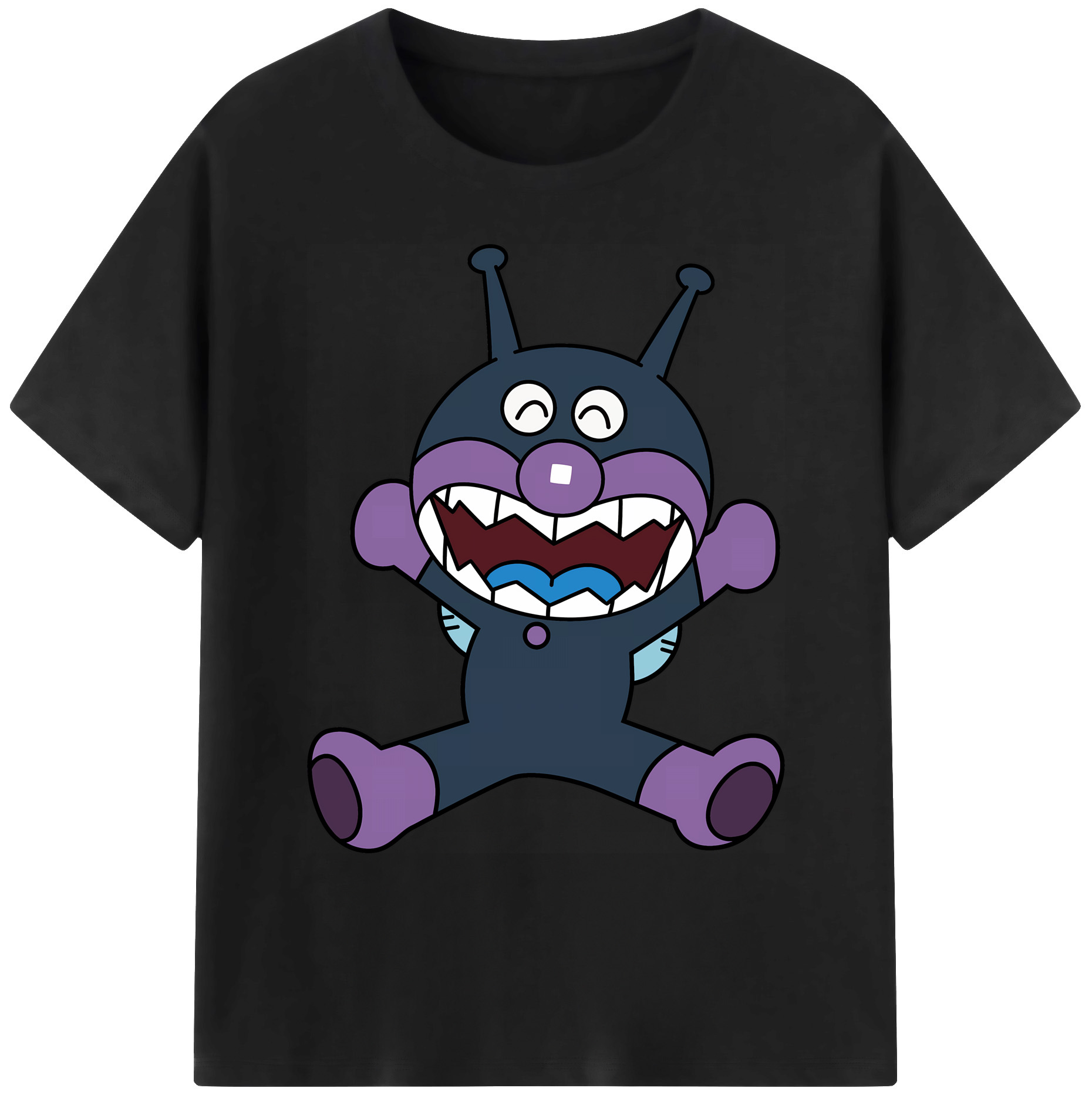 （画像用） アンパンマン Anpanman 綿100％ メンズ半袖Tシャツ｜肌触りやわらか＆通気性