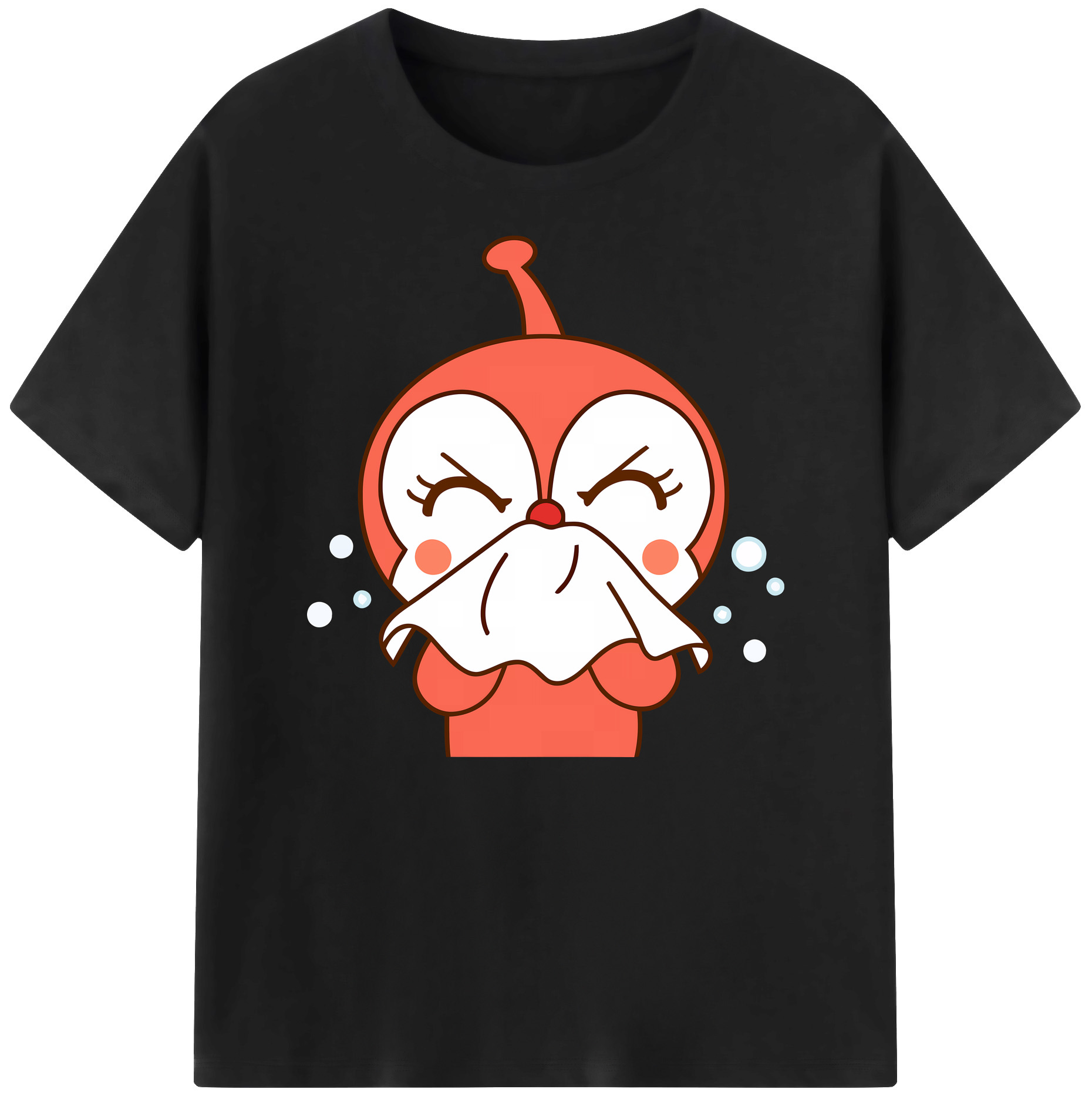 （画像用） アンパンマン Anpanman 綿100％ メンズ半袖Tシャツ｜肌触りやわらか＆通気性