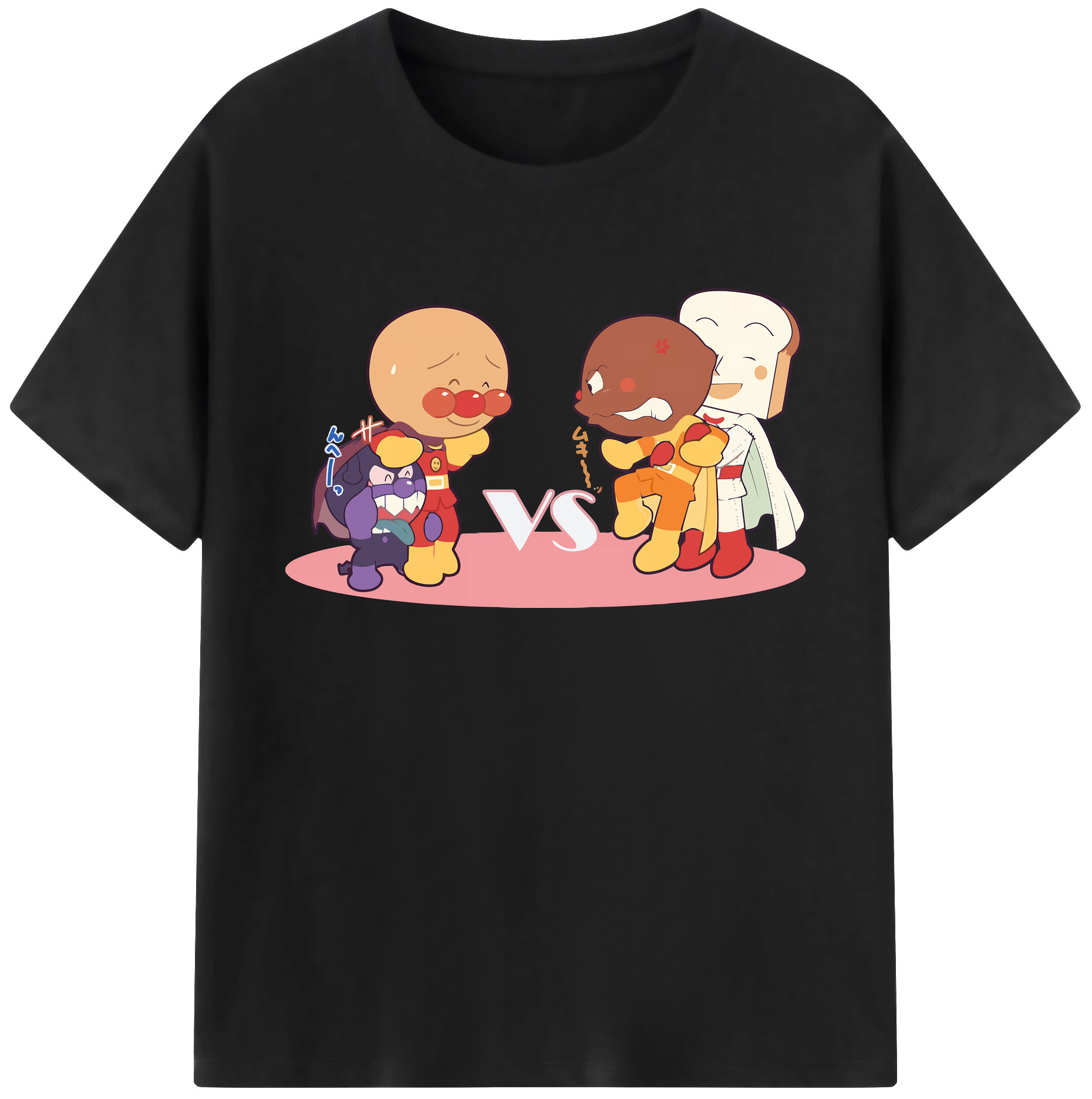 （画像用） アンパンマン Anpanman 綿100％ メンズ半袖Tシャツ｜肌触りやわらか＆通気性