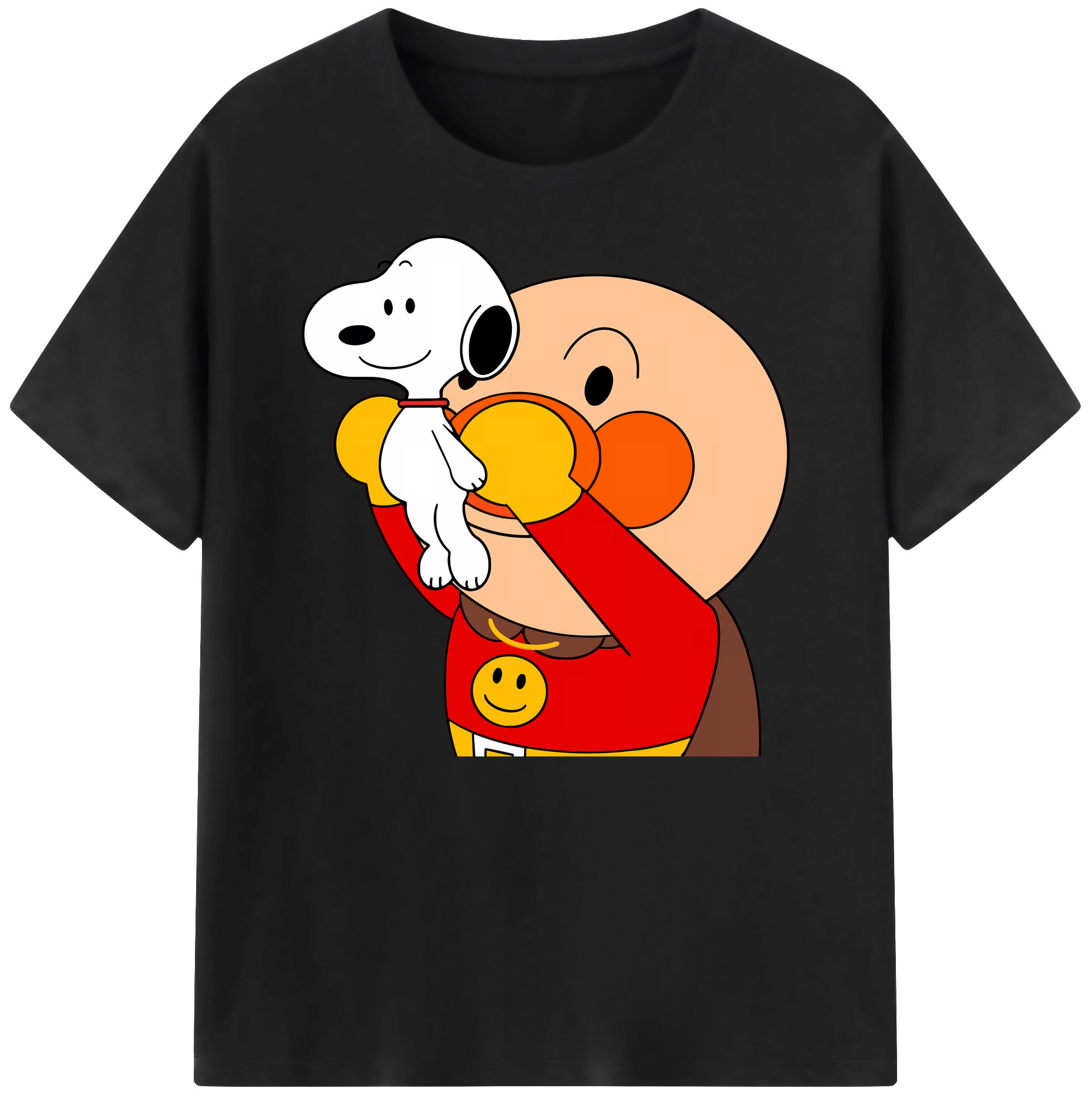 （画像用） アンパンマン Anpanman 綿100％ メンズ半袖Tシャツ｜肌触りやわらか＆通気性