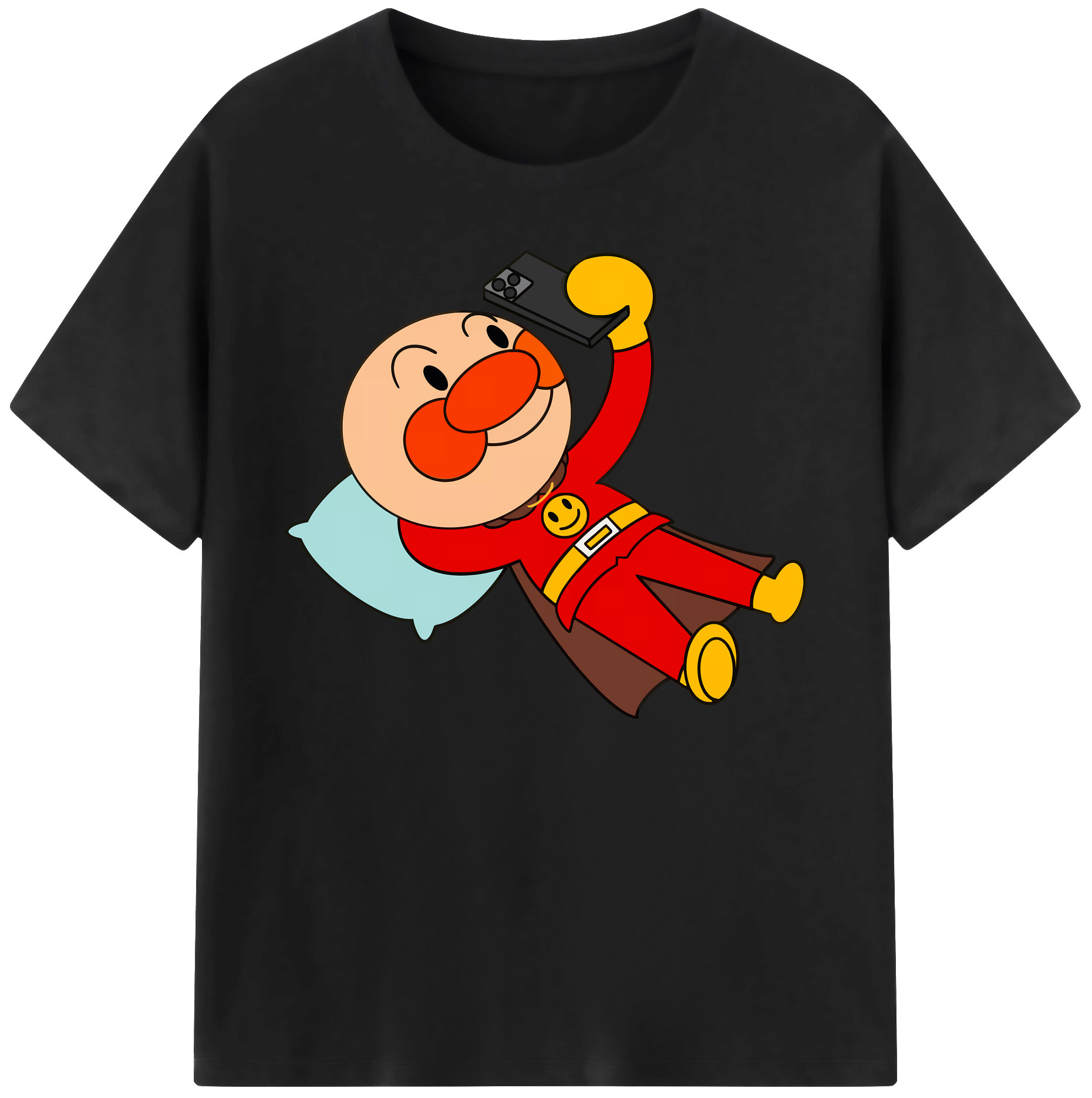 （画像用） アンパンマン Anpanman 綿100％ メンズ半袖Tシャツ｜肌触りやわらか＆通気性