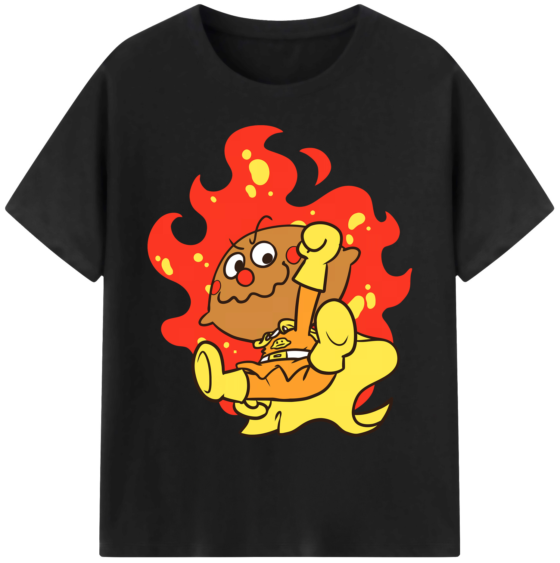 （画像用） アンパンマン Anpanman 綿100％ メンズ半袖Tシャツ｜肌触りやわらか＆通気性