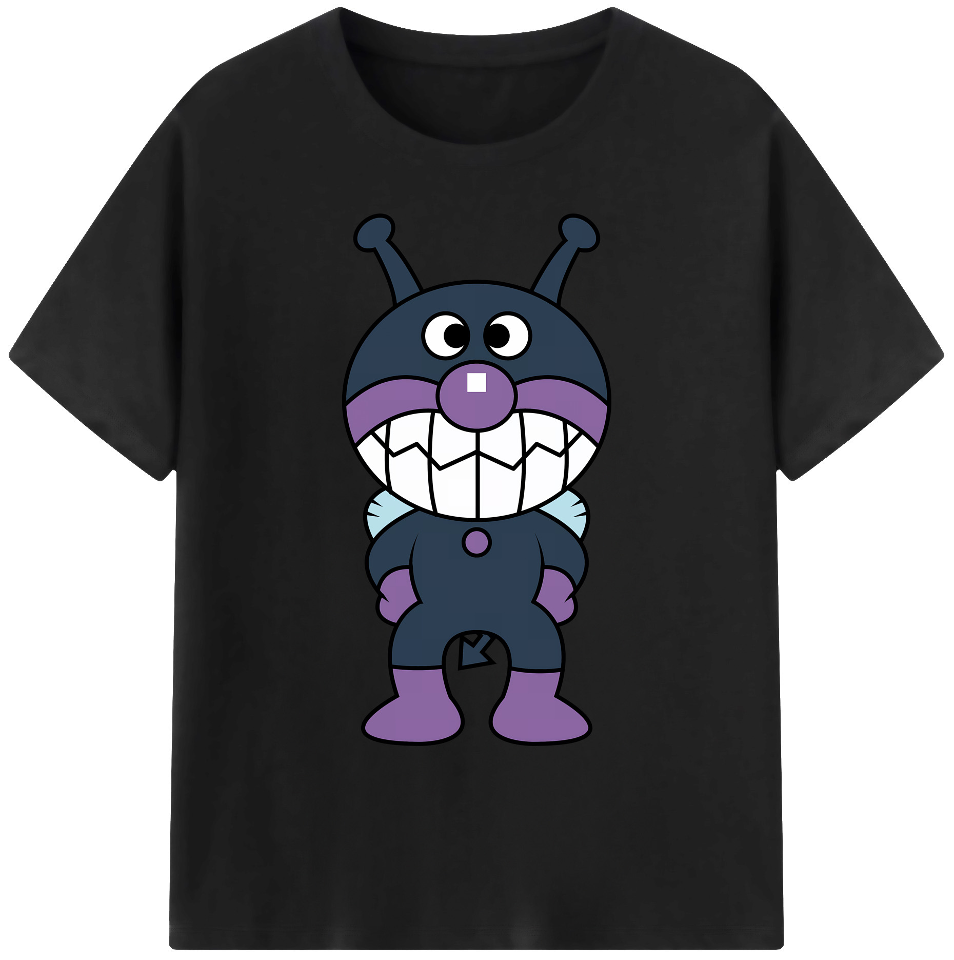 （画像用） アンパンマン Anpanman 綿100％ メンズ半袖Tシャツ｜肌触りやわらか＆通気性