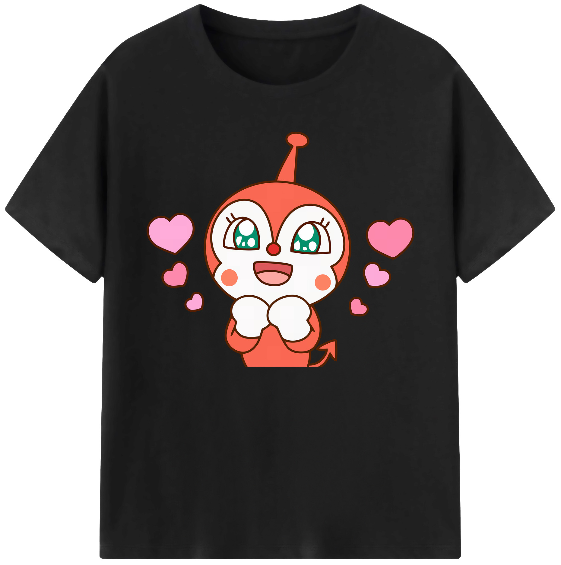 （画像用） アンパンマン Anpanman 綿100％ メンズ半袖Tシャツ｜肌触りやわらか＆通気性