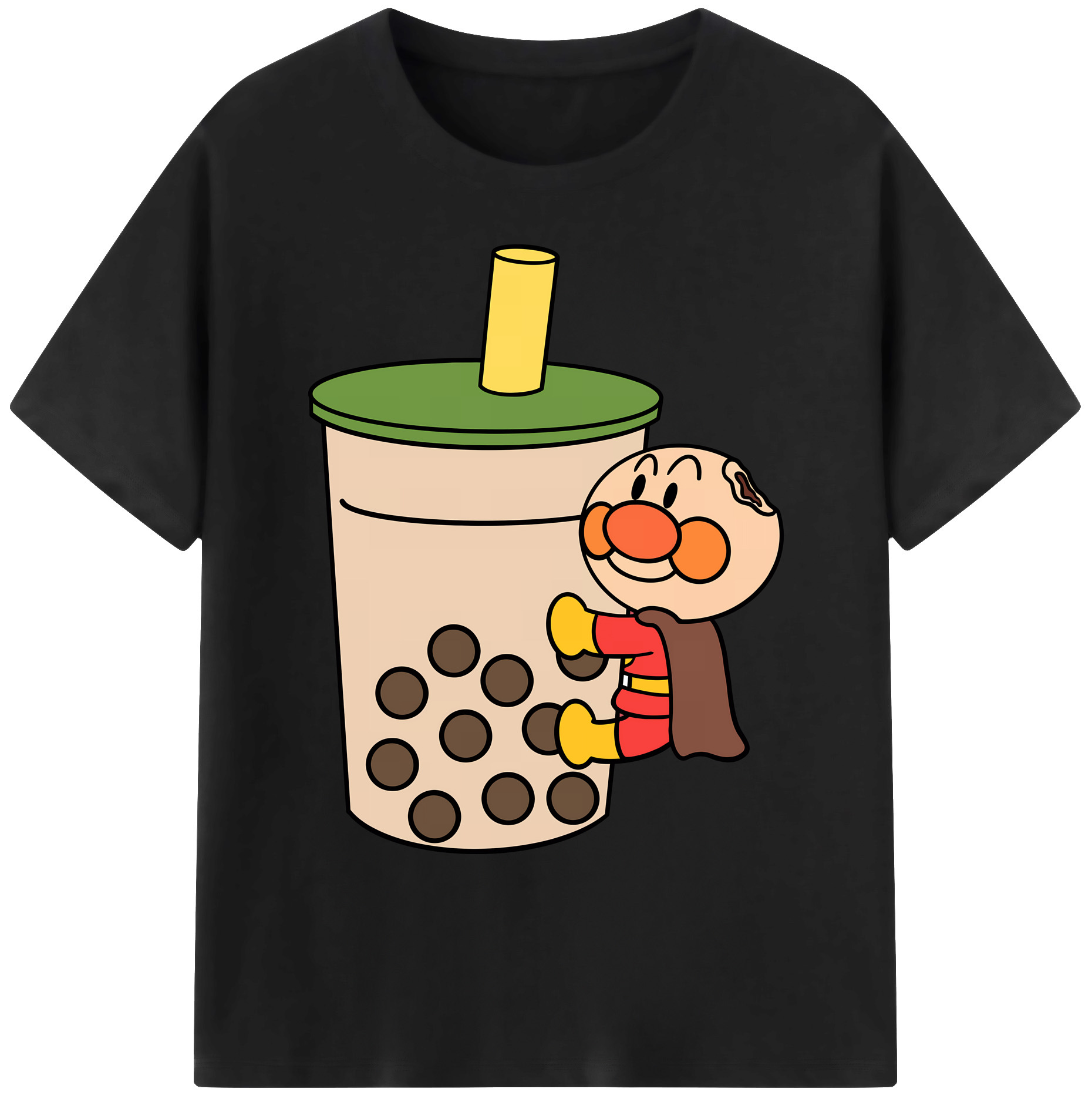 （画像用） アンパンマン Anpanman 綿100％ メンズ半袖Tシャツ｜肌触りやわらか＆通気性