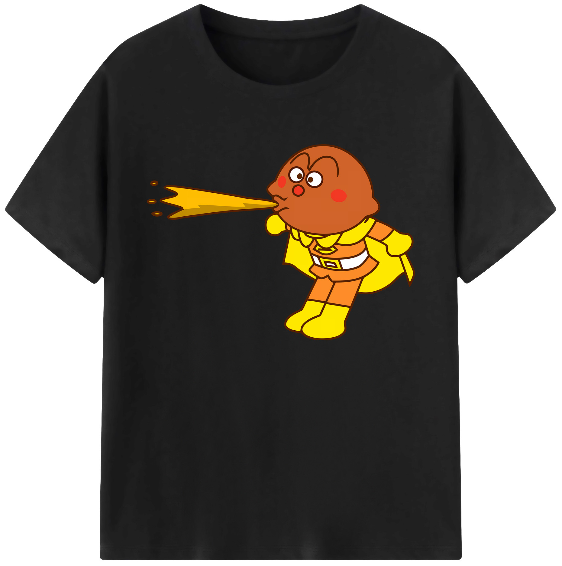（画像用） アンパンマン Anpanman 綿100％ メンズ半袖Tシャツ｜肌触りやわらか＆通気性