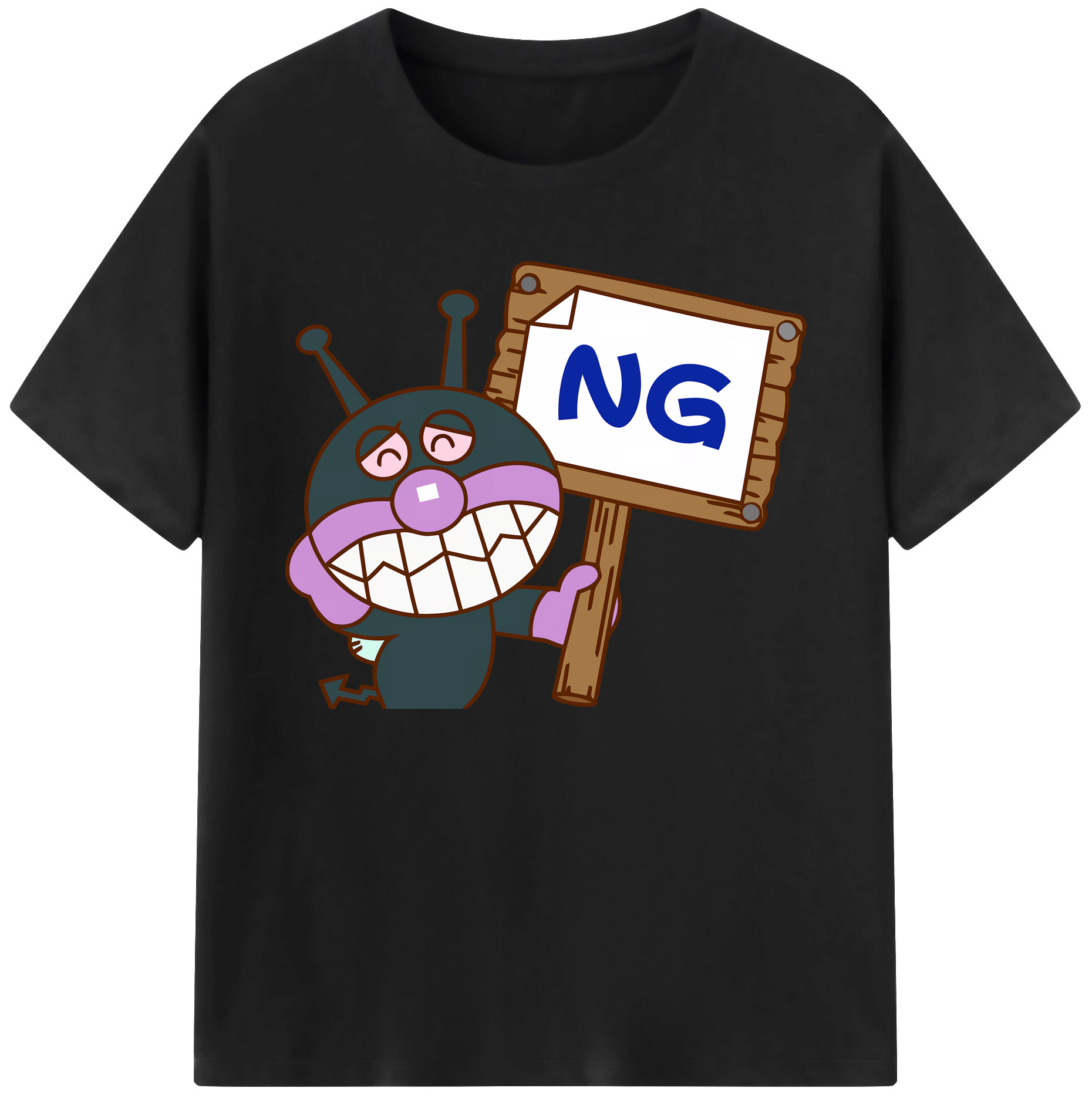 （画像用） アンパンマン Anpanman 綿100％ メンズ半袖Tシャツ｜肌触りやわらか＆通気性