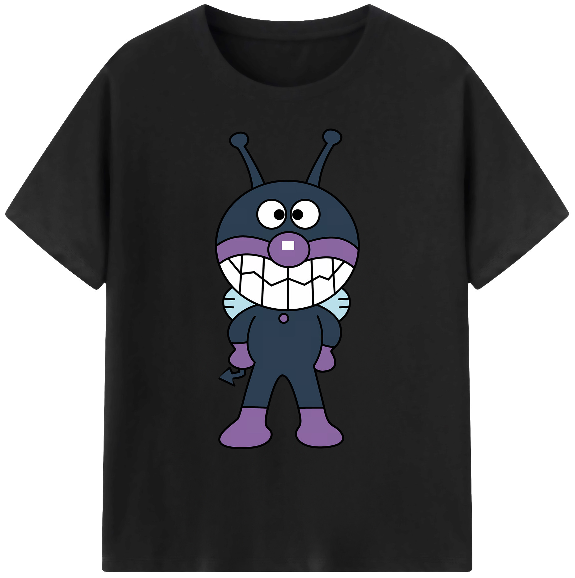 （画像用） アンパンマン Anpanman 綿100％ メンズ半袖Tシャツ｜肌触りやわらか＆通気性