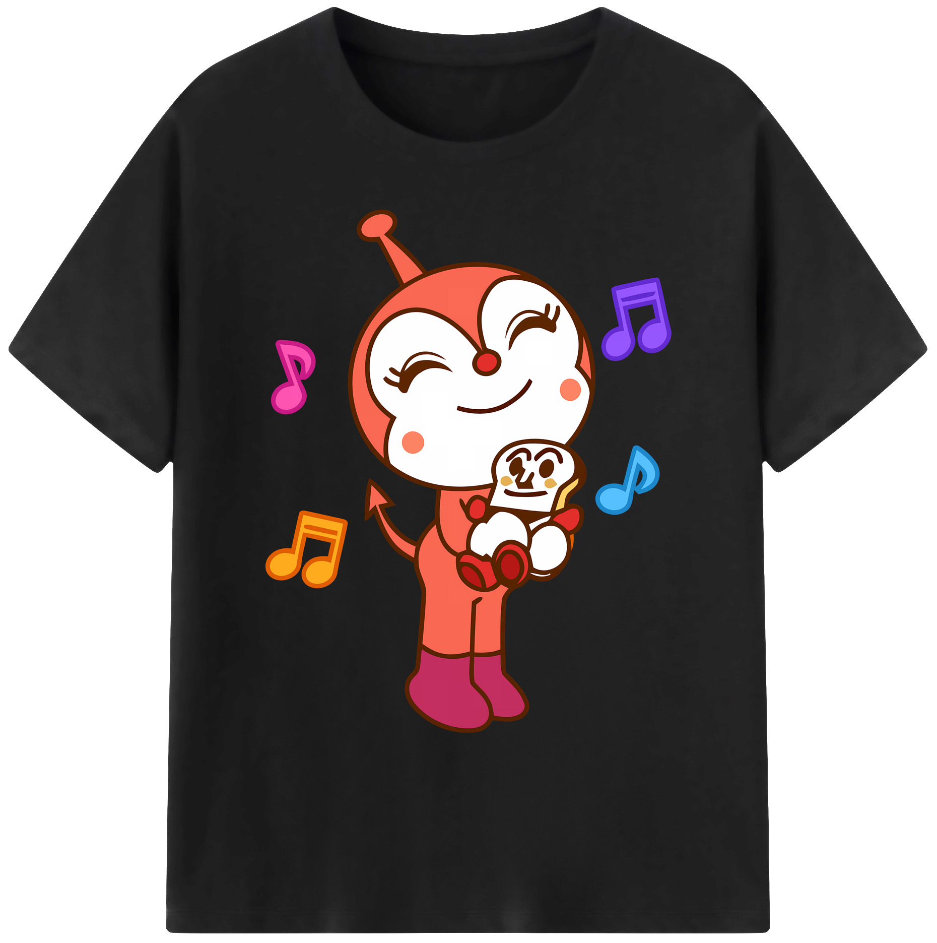 （画像用） アンパンマン Anpanman 綿100％ メンズ半袖Tシャツ｜肌触りやわらか＆通気性