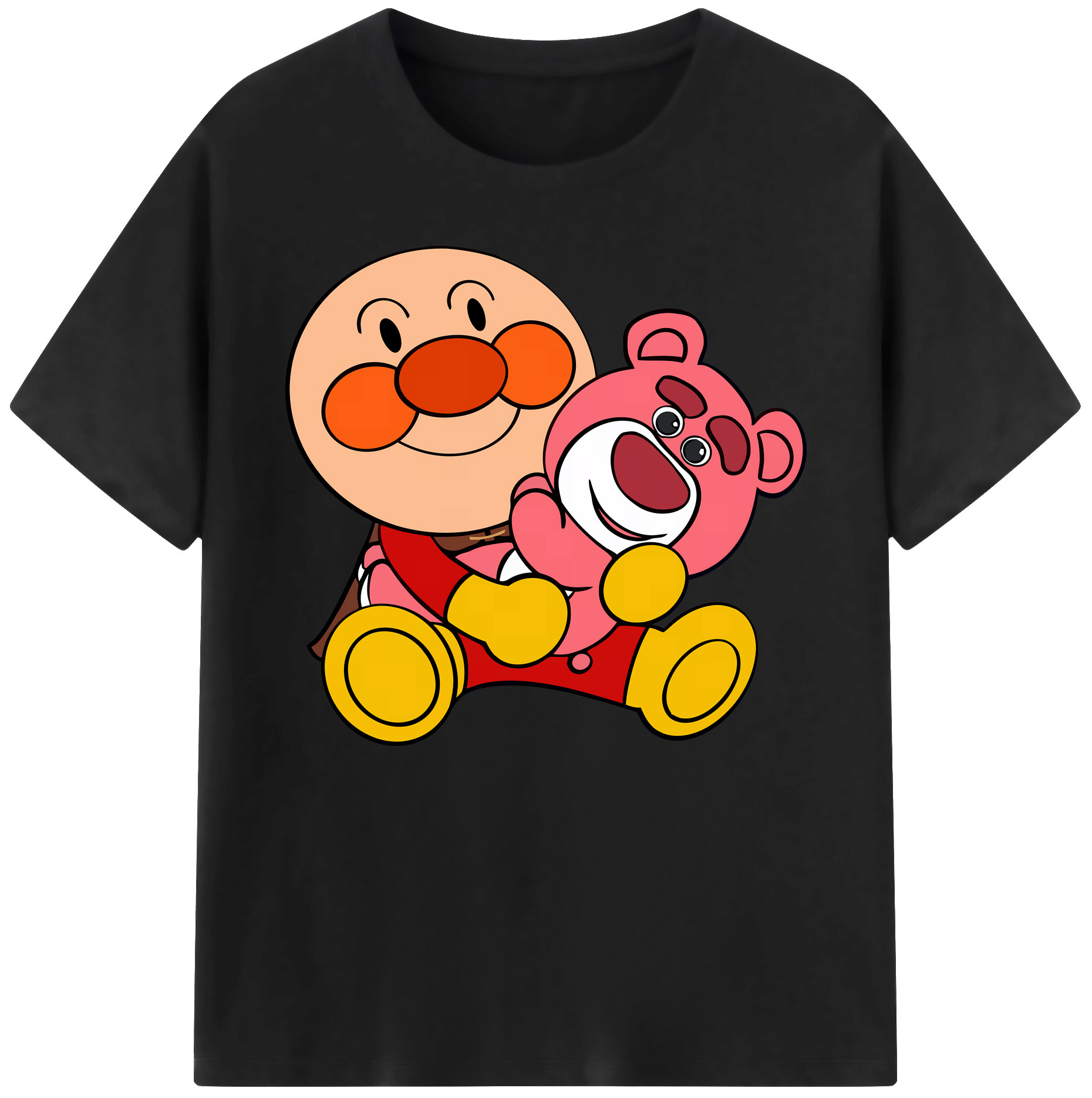 （画像用） アンパンマン Anpanman 綿100％ メンズ半袖Tシャツ｜肌触りやわらか＆通気性