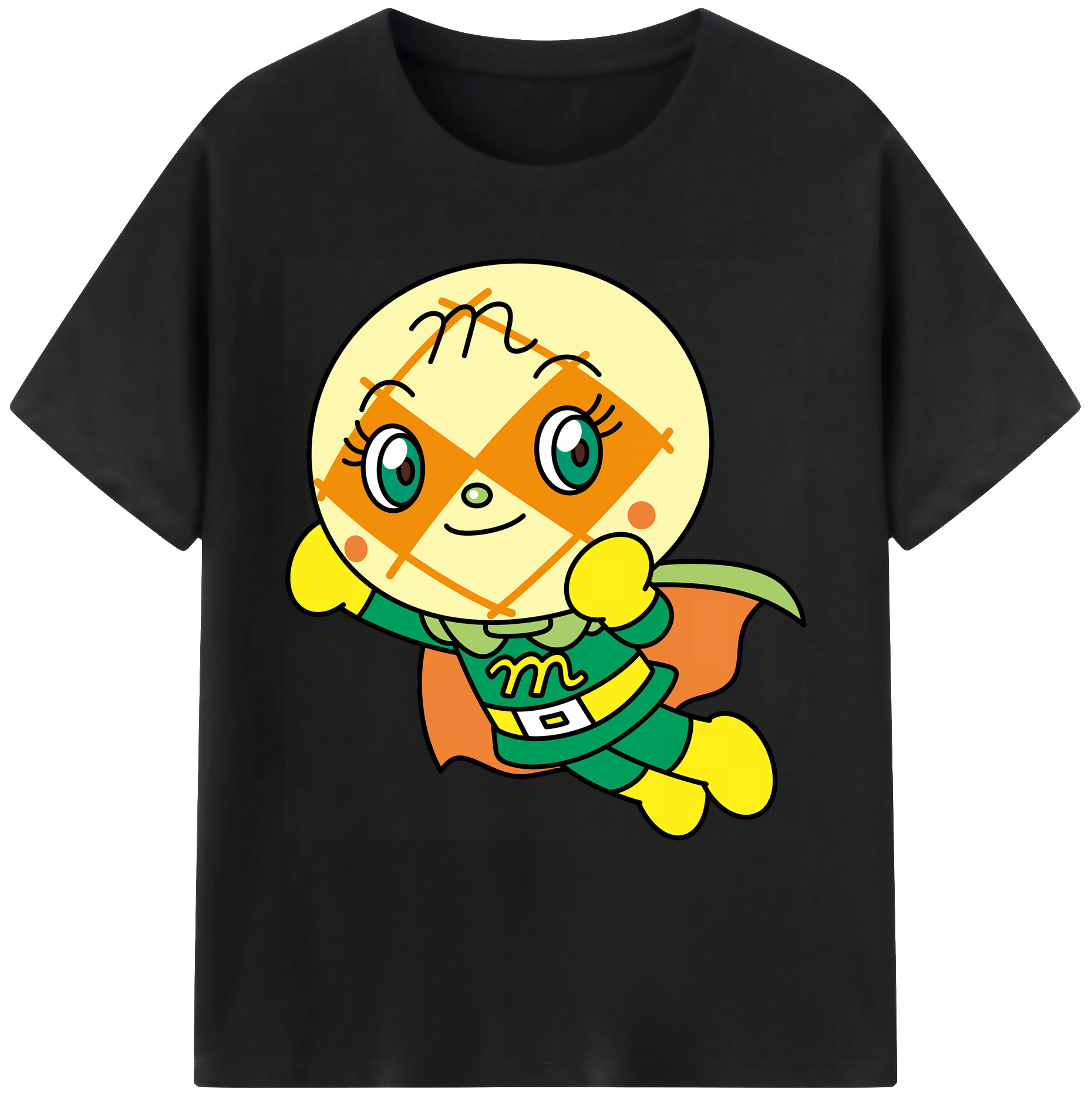 （画像用） アンパンマン Anpanman 綿100％ メンズ半袖Tシャツ｜肌触りやわらか＆通気性