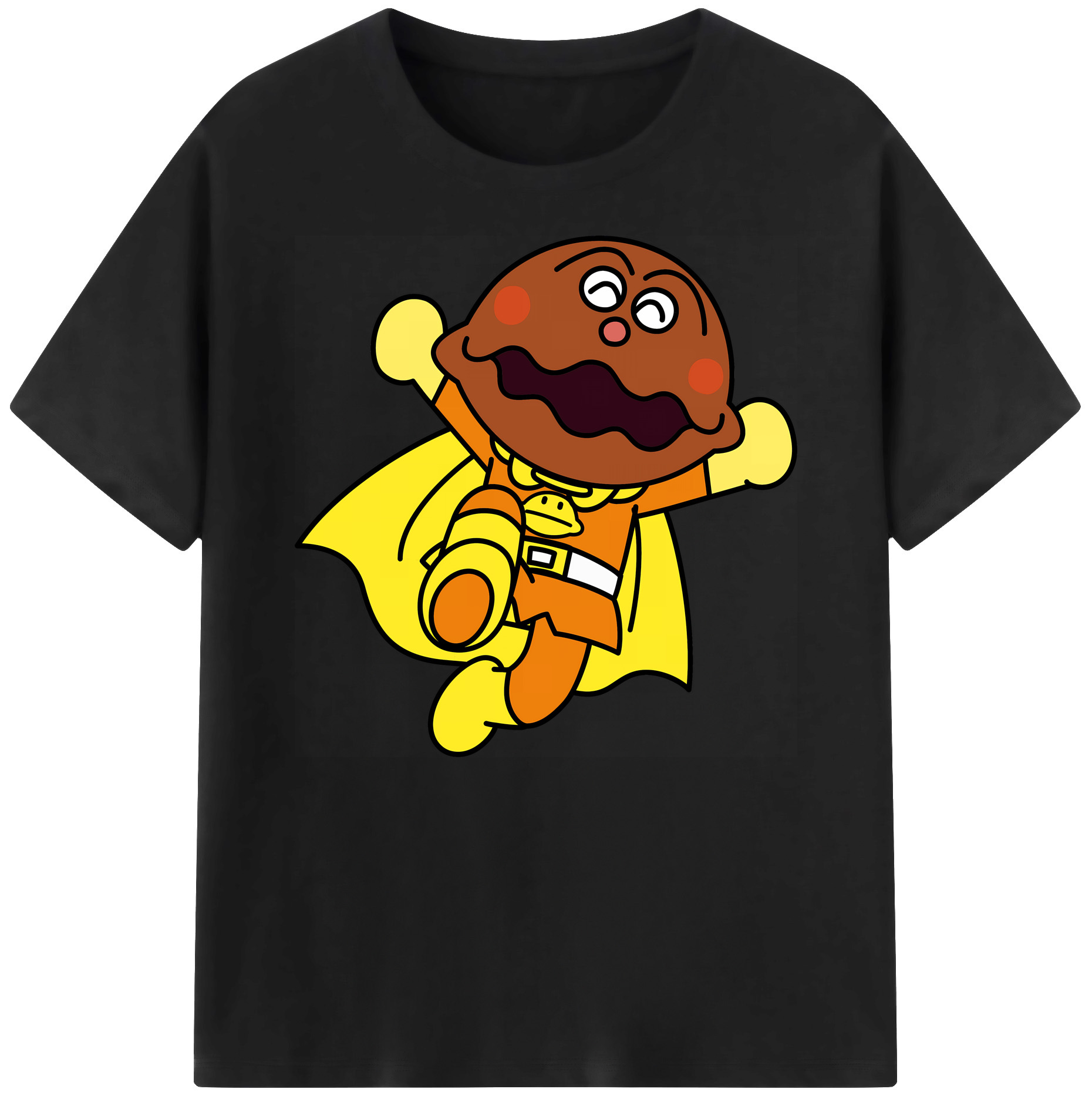 （画像用） アンパンマン Anpanman 綿100％ メンズ半袖Tシャツ｜肌触りやわらか＆通気性