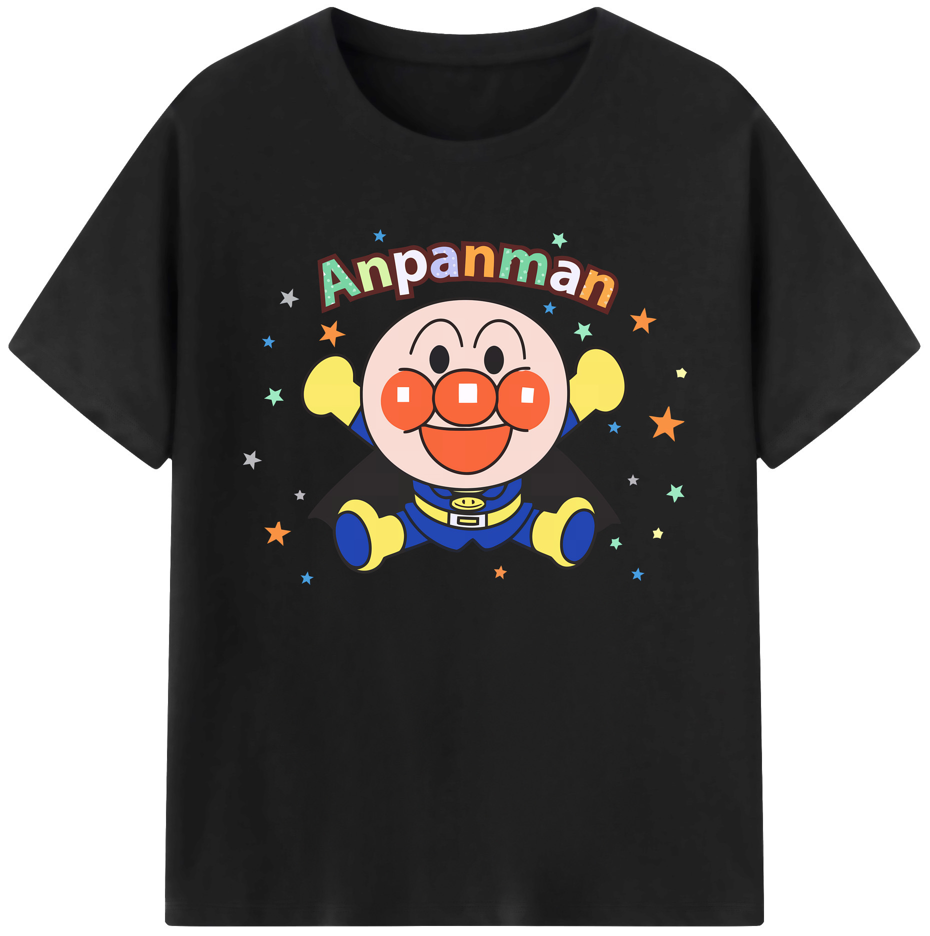 （画像用） アンパンマン Anpanman 綿100％ メンズ半袖Tシャツ｜肌触りやわらか＆通気性