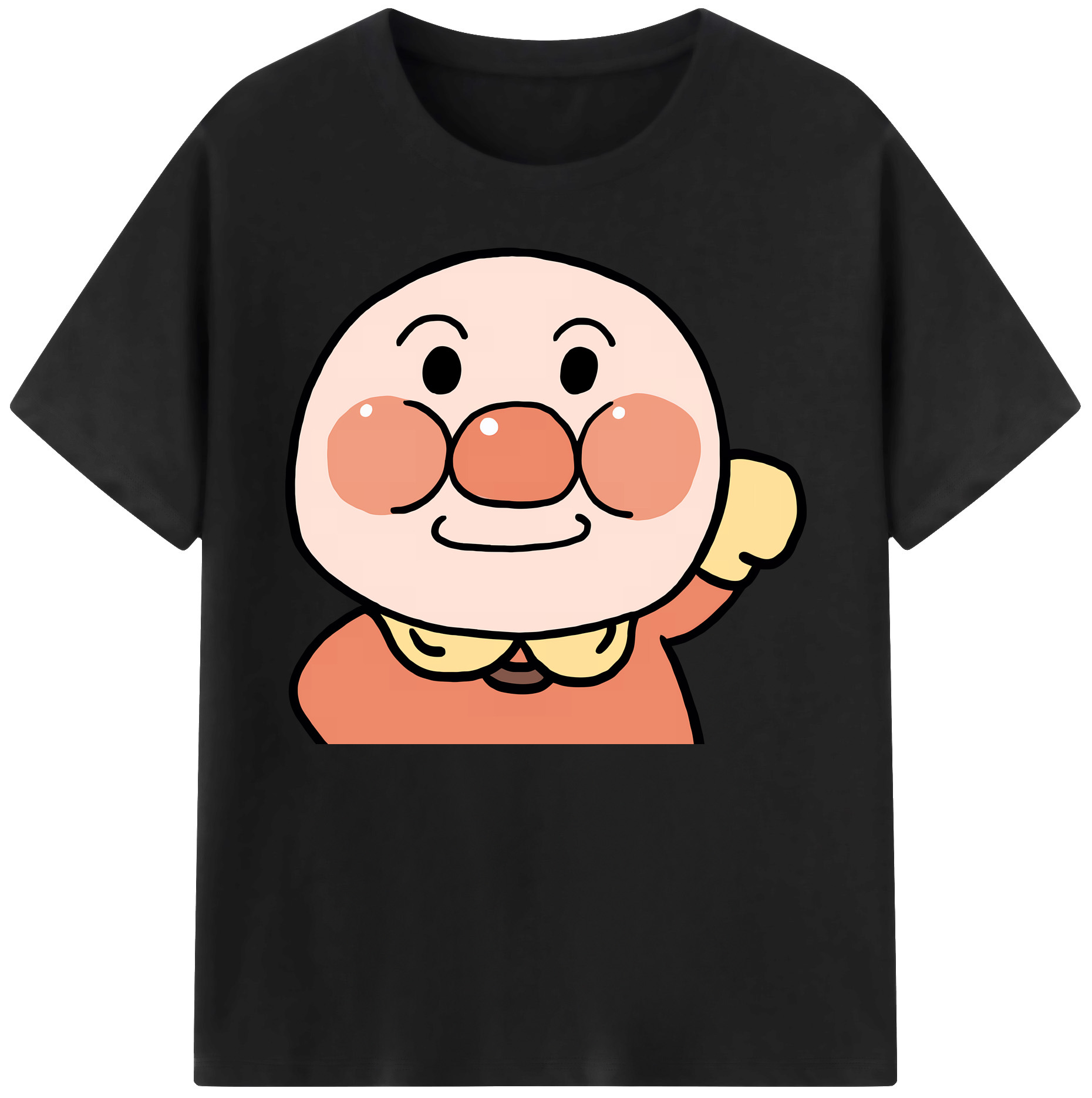 （画像用） アンパンマン Anpanman 綿100％ メンズ半袖Tシャツ｜肌触りやわらか＆通気性