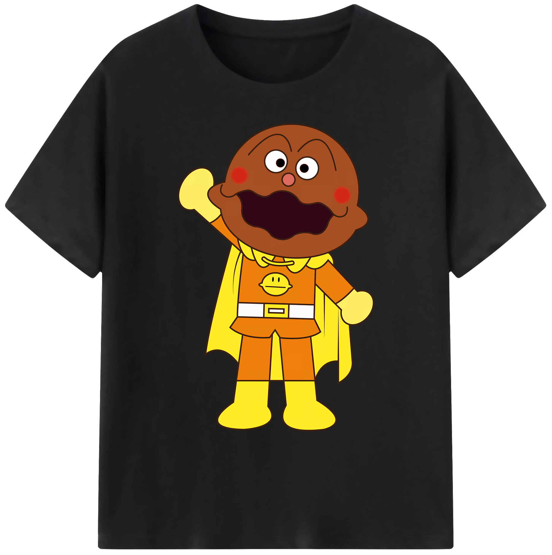 （画像用） アンパンマン Anpanman 綿100％ メンズ半袖Tシャツ｜肌触りやわらか＆通気性