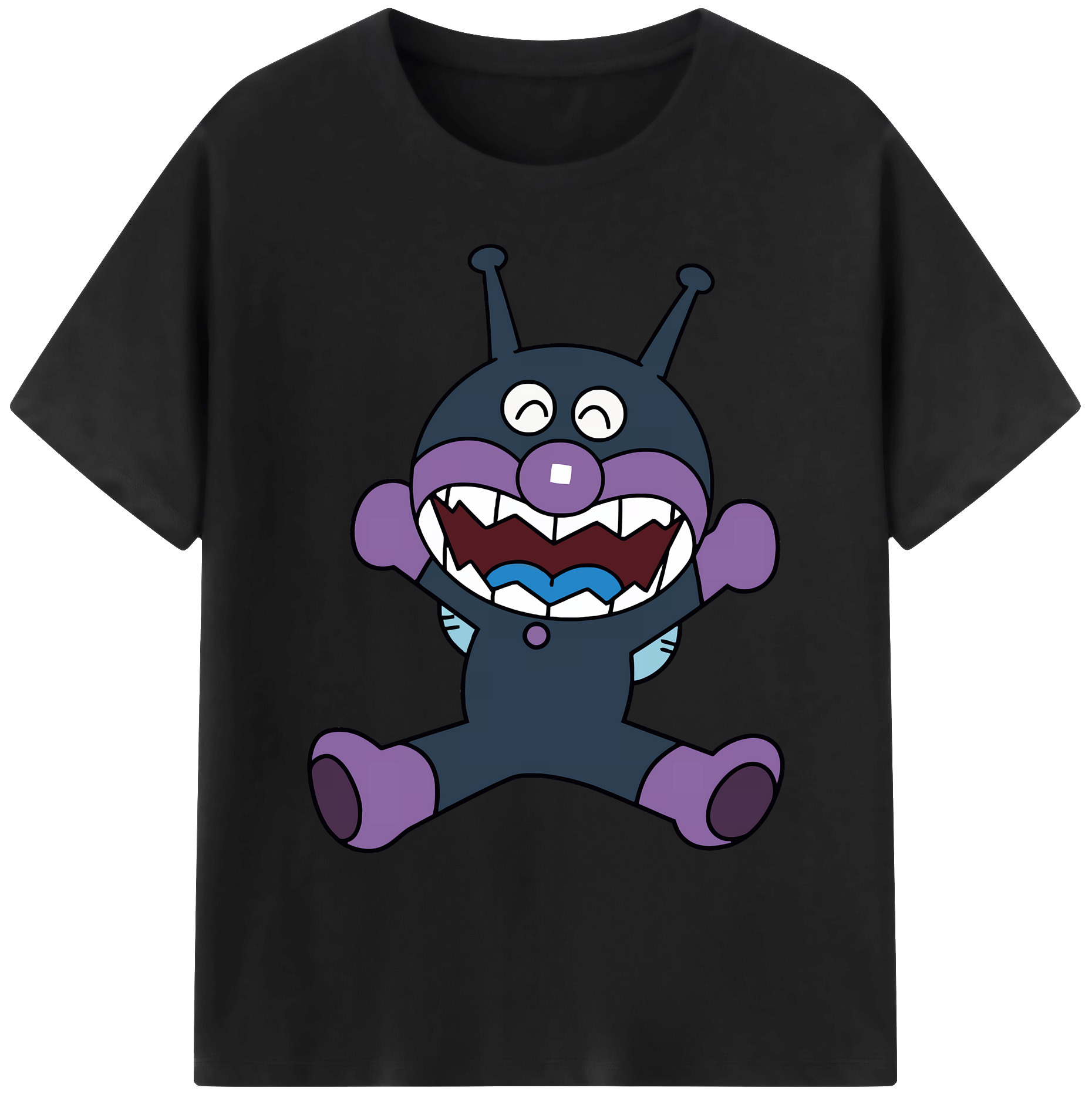 （画像用） アンパンマン Anpanman 綿100％ メンズ半袖Tシャツ｜肌触りやわらか＆通気性