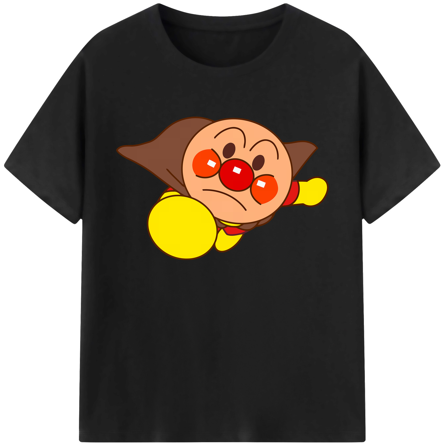 （画像用） アンパンマン Anpanman 綿100％ メンズ半袖Tシャツ｜肌触りやわらか＆通気性