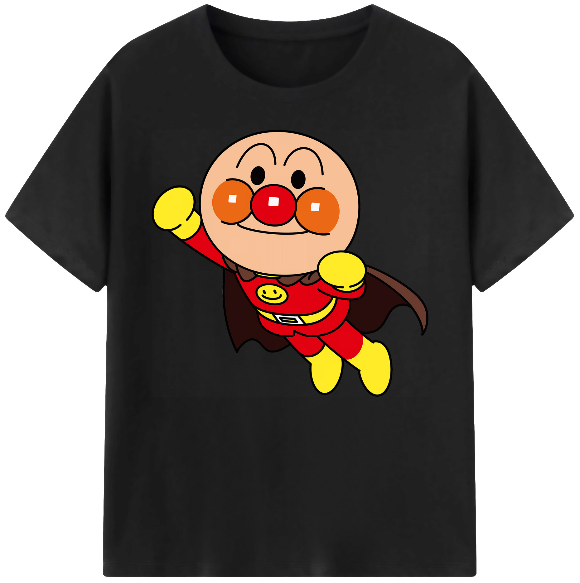 （画像用） アンパンマン Anpanman 綿100％ メンズ半袖Tシャツ｜肌触りやわらか＆通気性