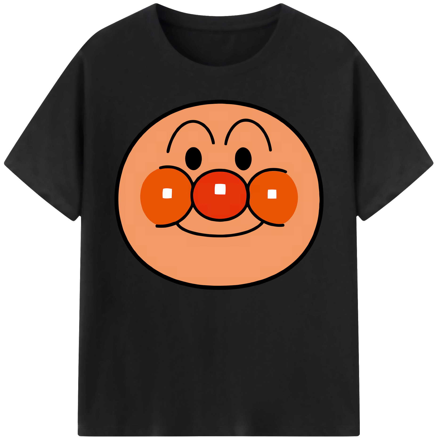 （画像用） アンパンマン Anpanman 綿100％ メンズ半袖Tシャツ｜肌触りやわらか＆通気性
