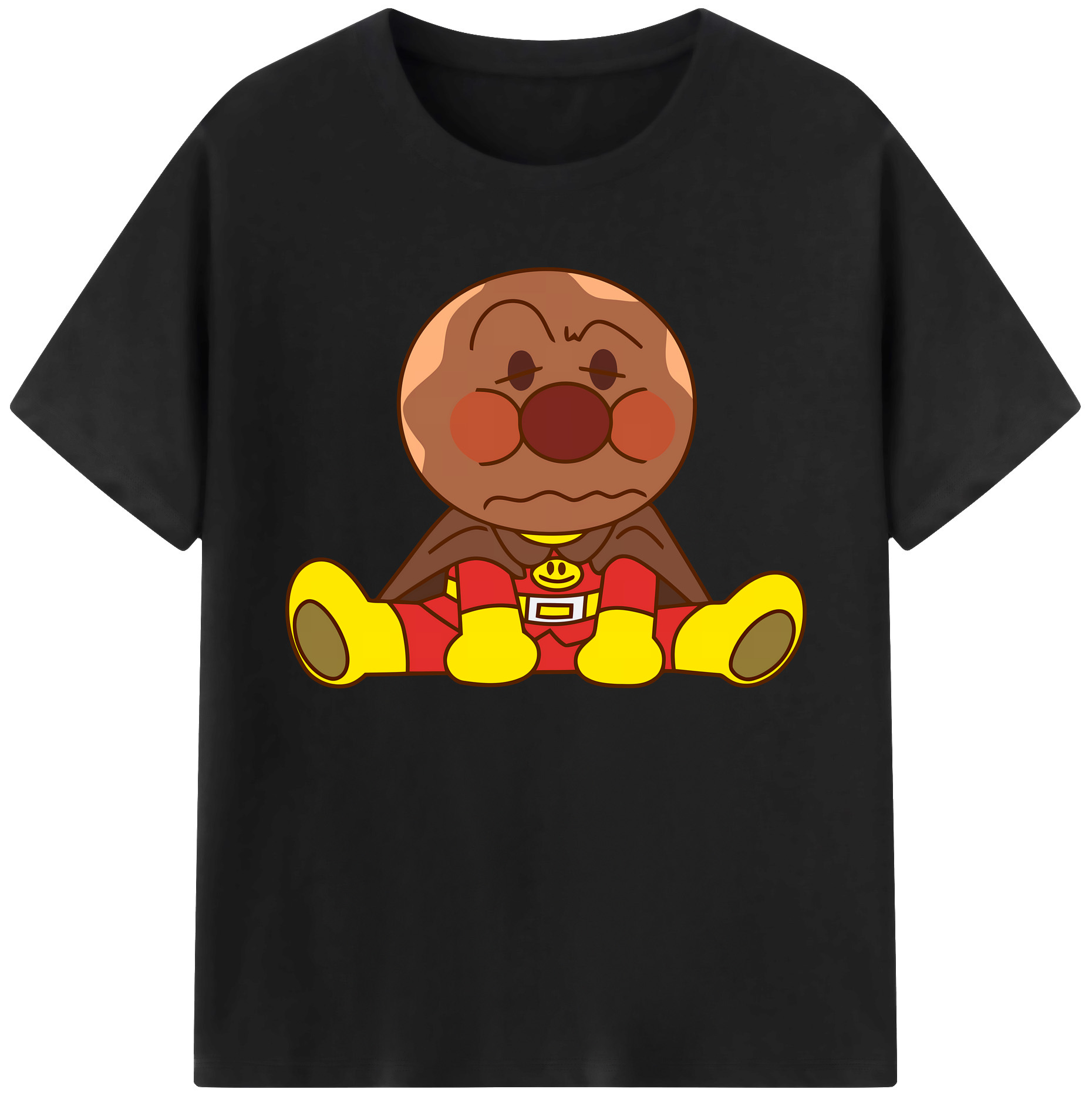 （画像用） アンパンマン Anpanman 綿100％ メンズ半袖Tシャツ｜肌触りやわらか＆通気性