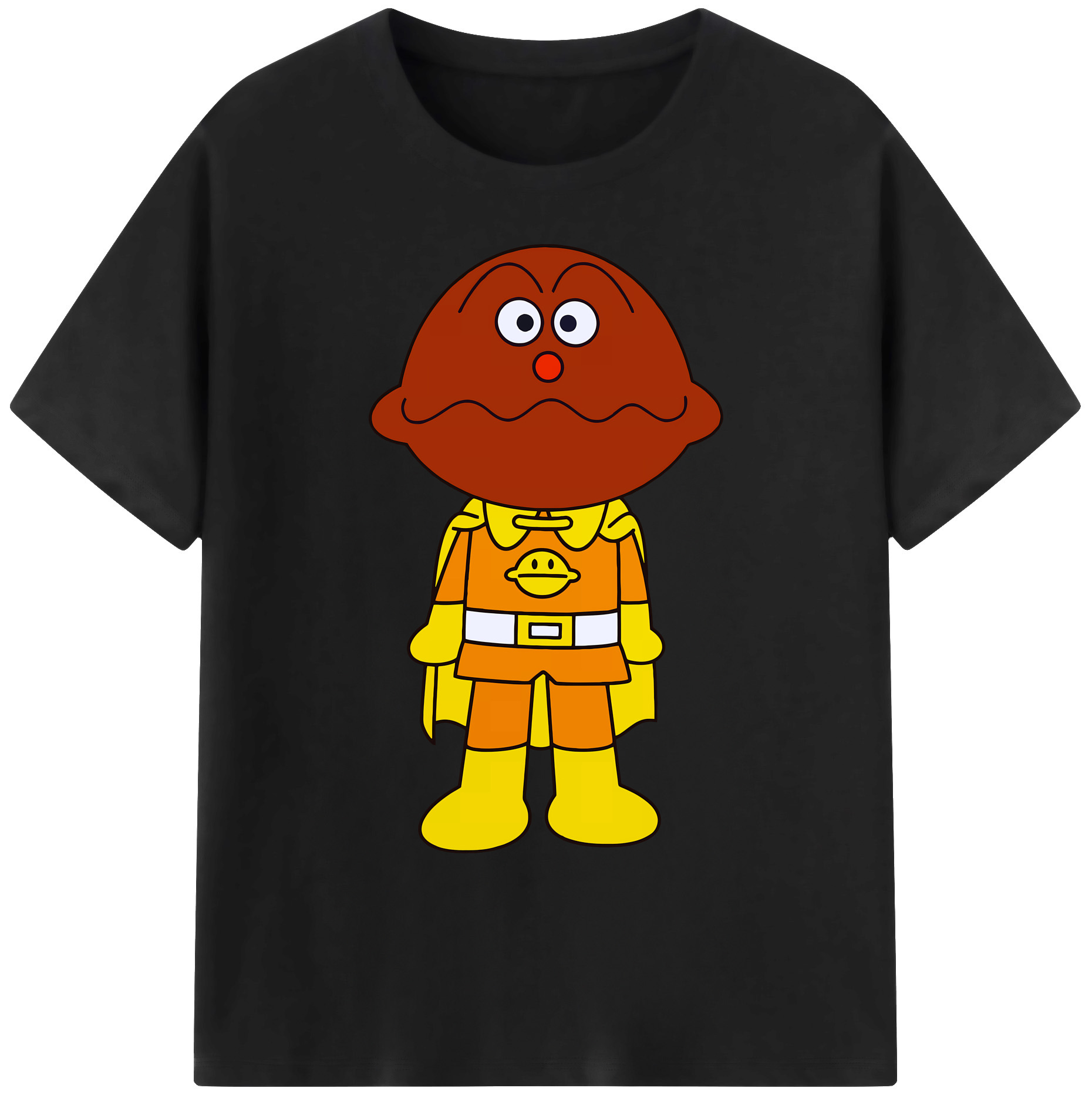 （画像用） アンパンマン Anpanman 綿100％ メンズ半袖Tシャツ｜肌触りやわらか＆通気性