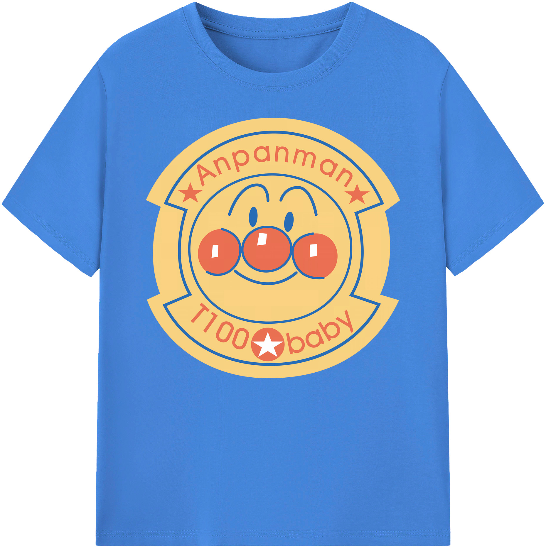 （画像用） アンパンマン Anpanman 綿100％ メンズ半袖Tシャツ｜肌触りやわらか＆通気性