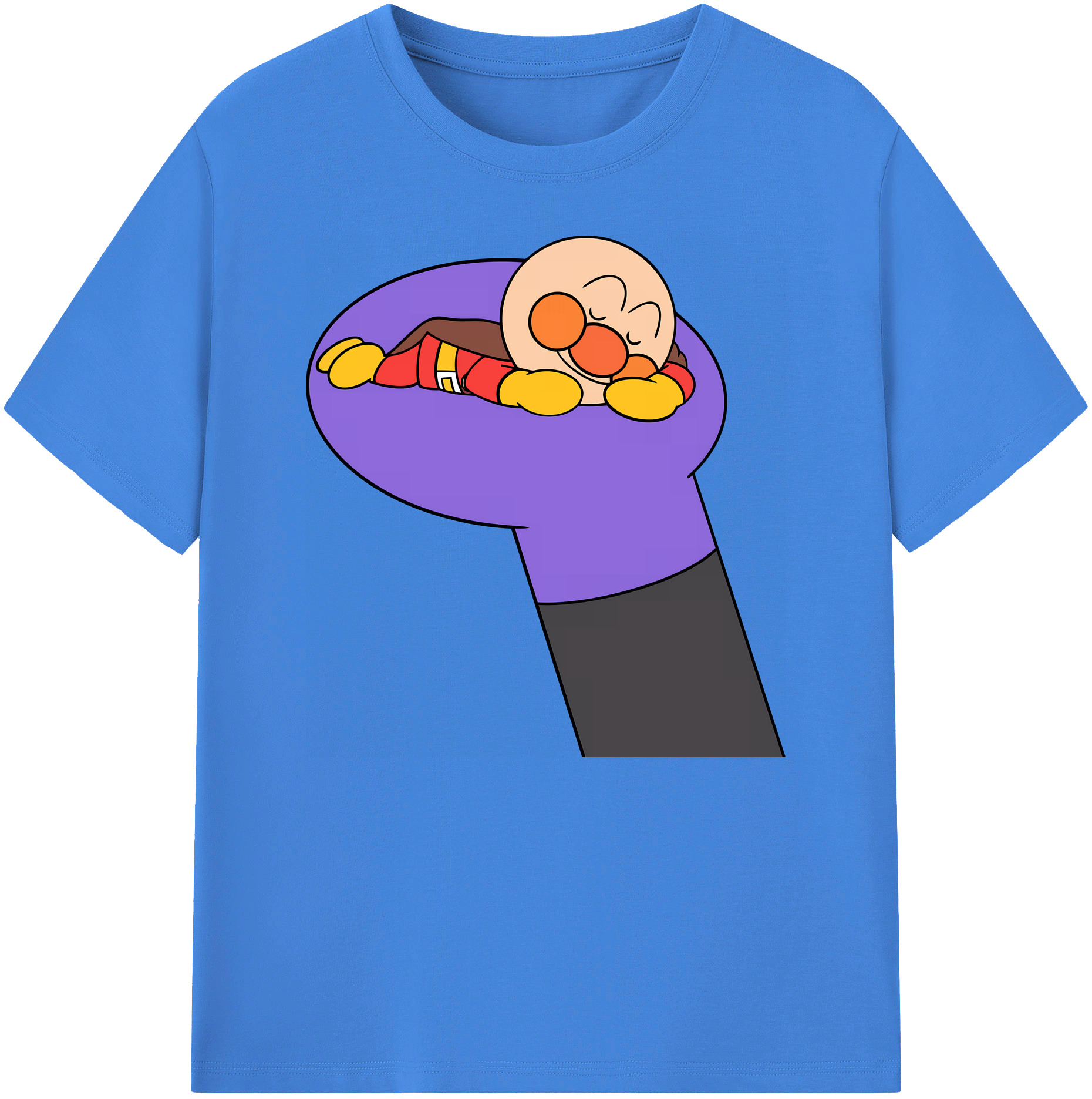 （画像用） アンパンマン Anpanman 綿100％ メンズ半袖Tシャツ｜肌触りやわらか＆通気性