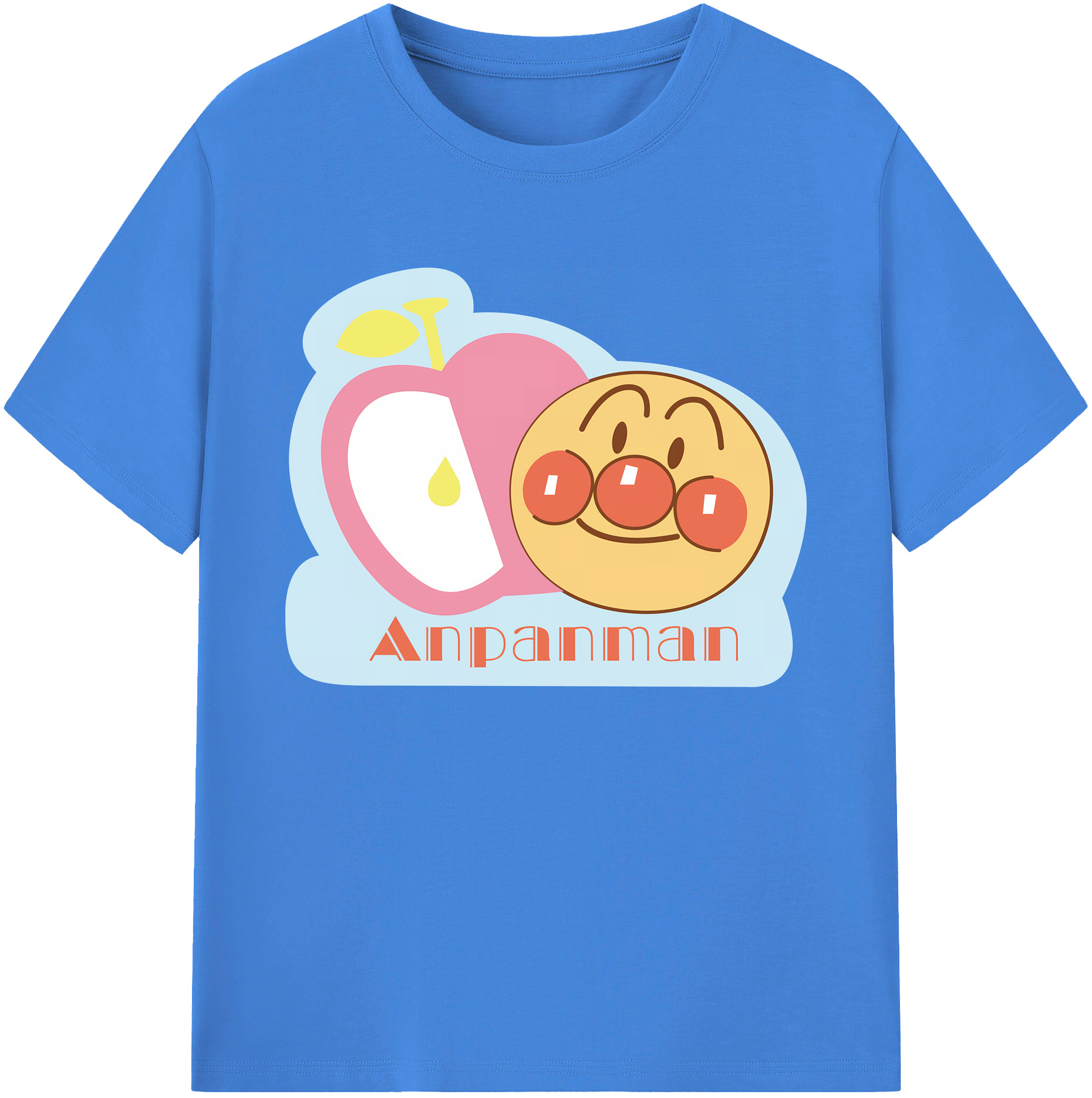 （画像用） アンパンマン Anpanman 綿100％ メンズ半袖Tシャツ｜肌触りやわらか＆通気性