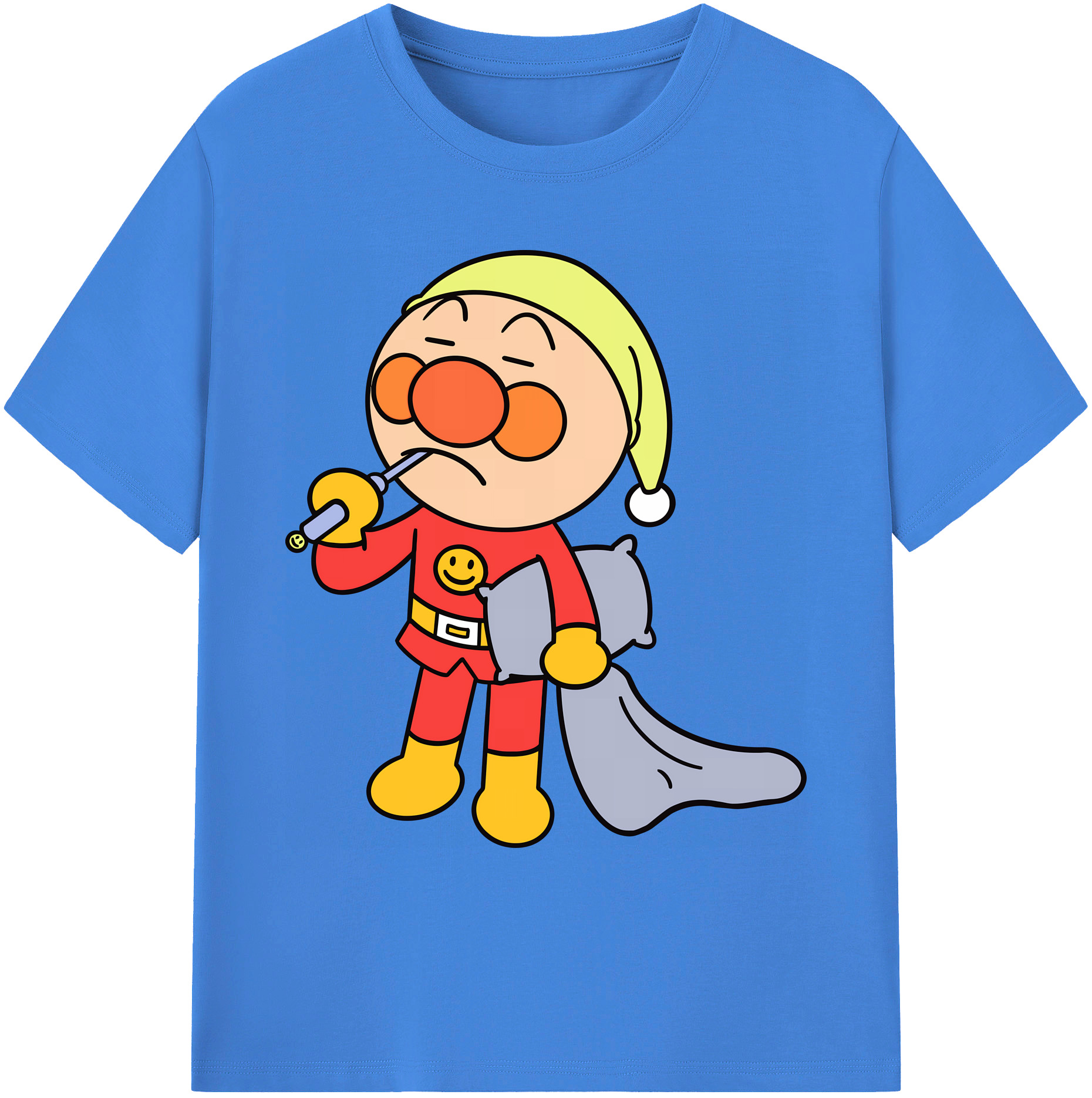 （画像用） アンパンマン Anpanman 綿100％ メンズ半袖Tシャツ｜肌触りやわらか＆通気性