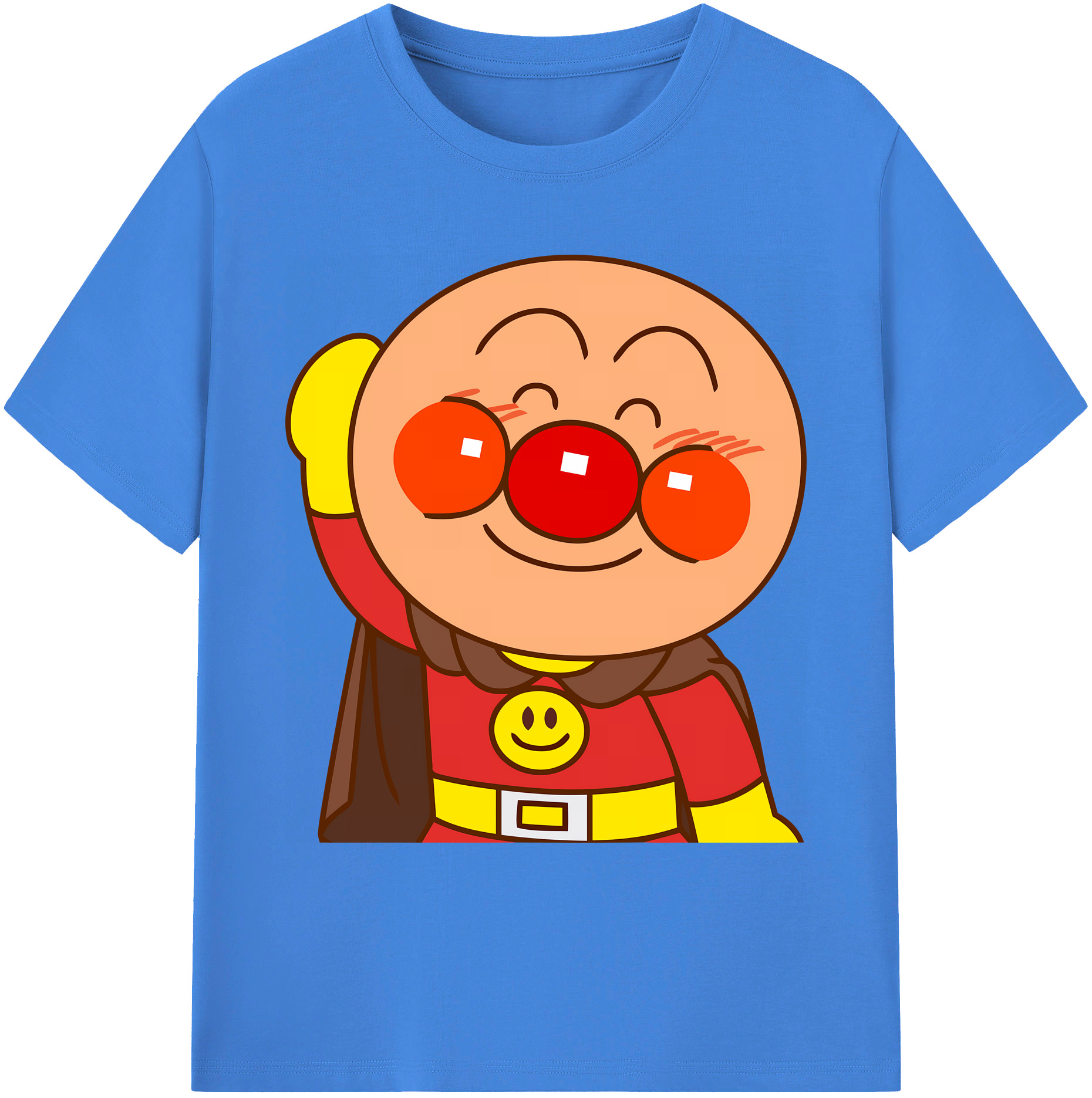 （画像用） アンパンマン Anpanman 綿100％ メンズ半袖Tシャツ｜肌触りやわらか＆通気性