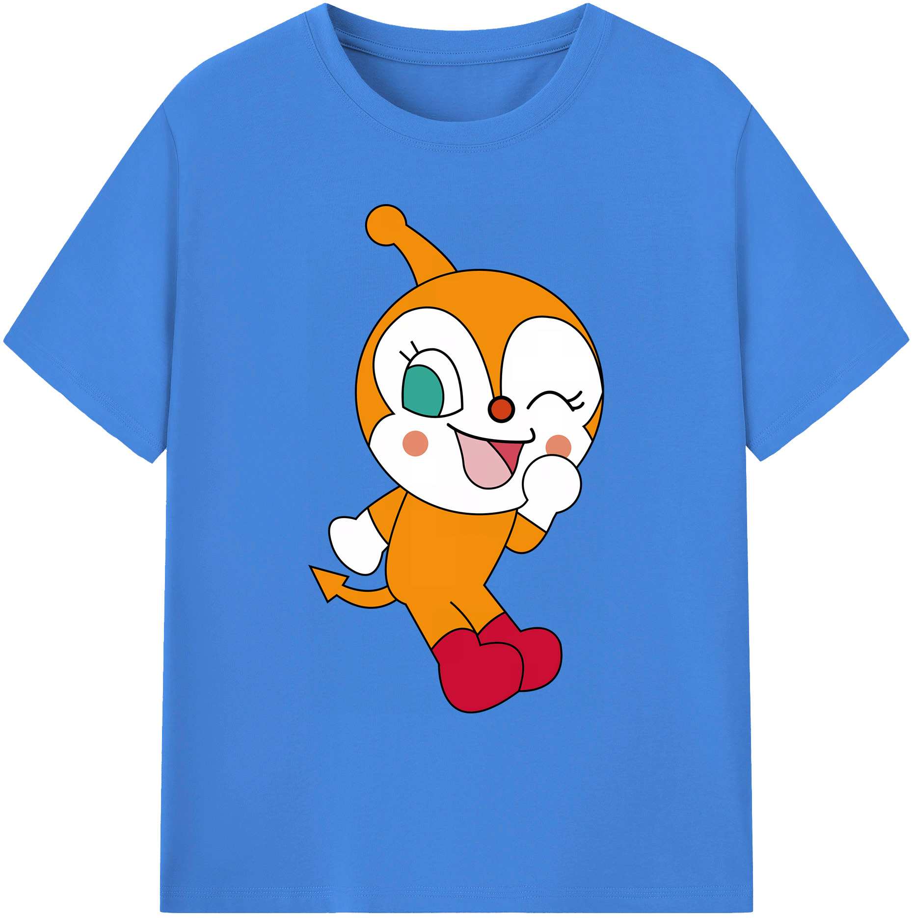 （画像用） アンパンマン Anpanman 綿100％ メンズ半袖Tシャツ｜肌触りやわらか＆通気性