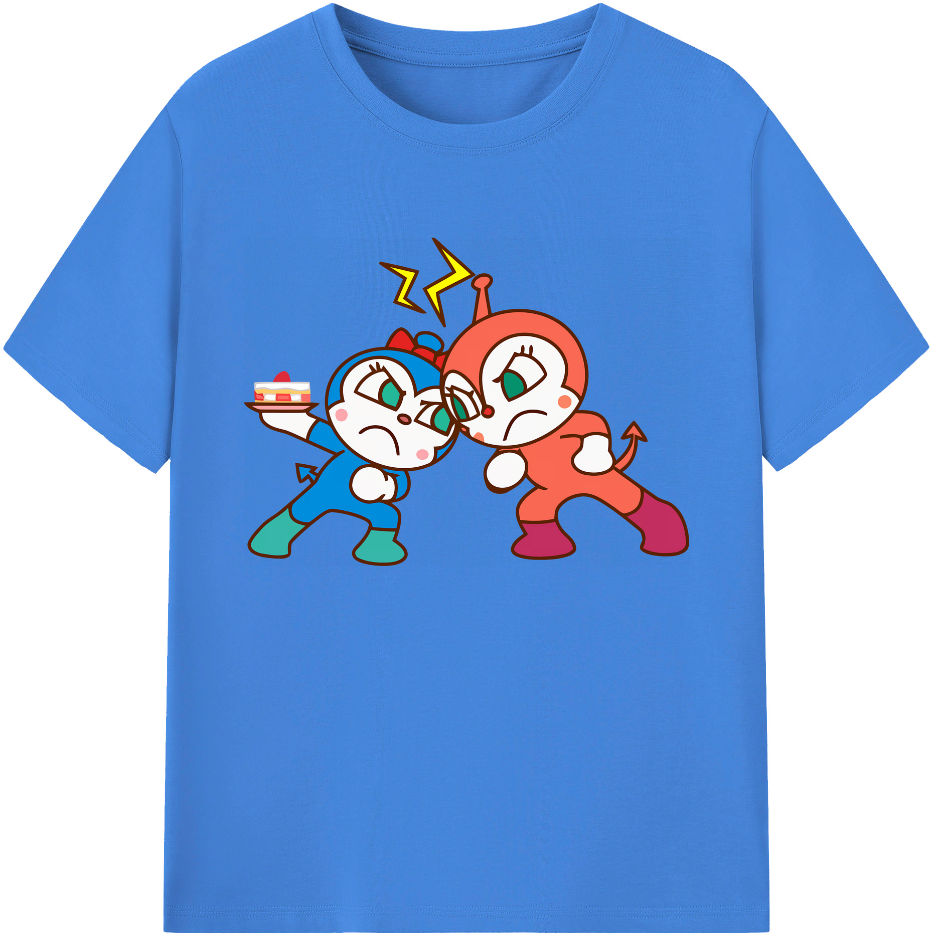 （画像用） アンパンマン Anpanman 綿100％ メンズ半袖Tシャツ｜肌触りやわらか＆通気性