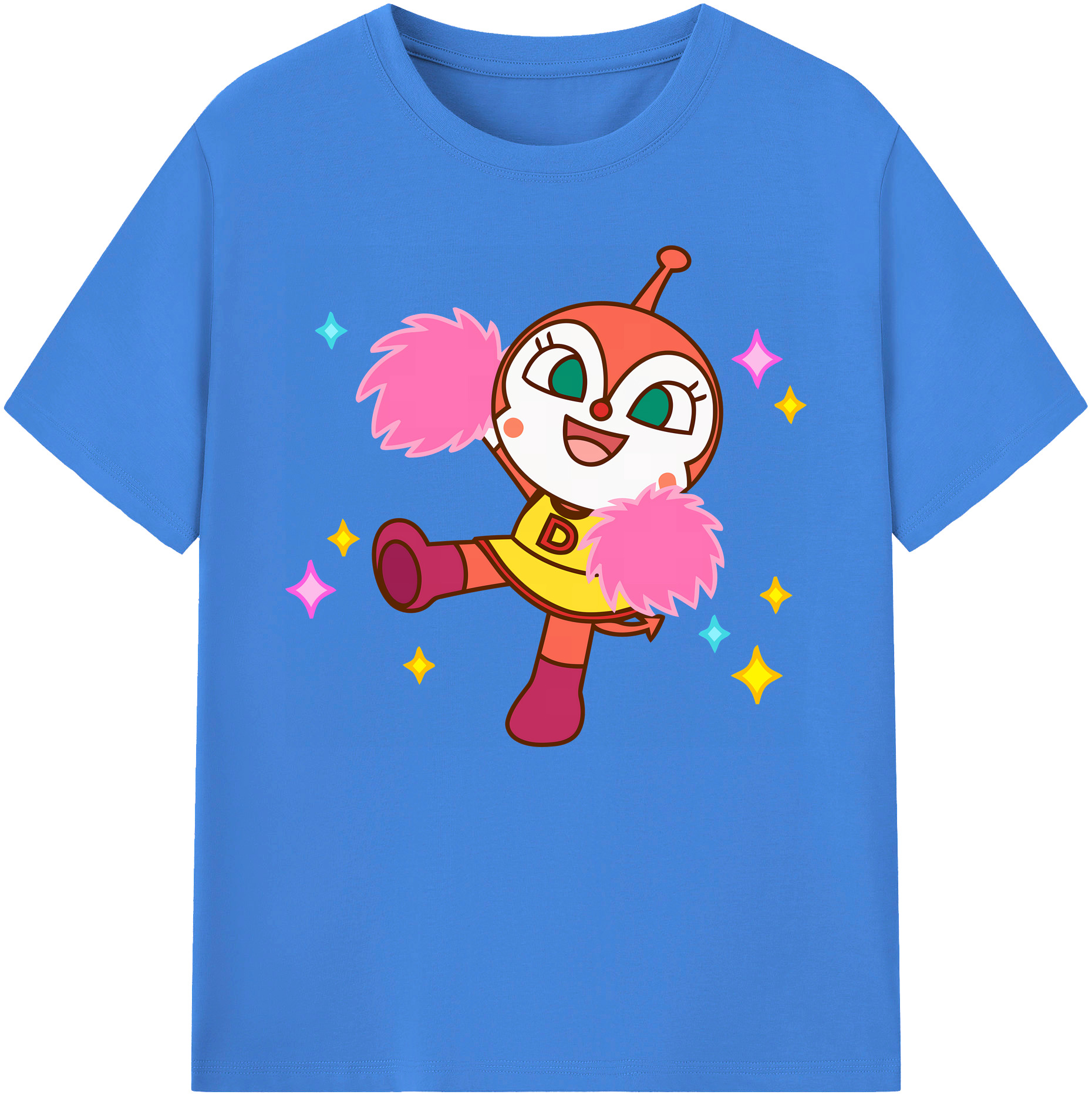 （画像用） アンパンマン Anpanman 綿100％ メンズ半袖Tシャツ｜肌触りやわらか＆通気性