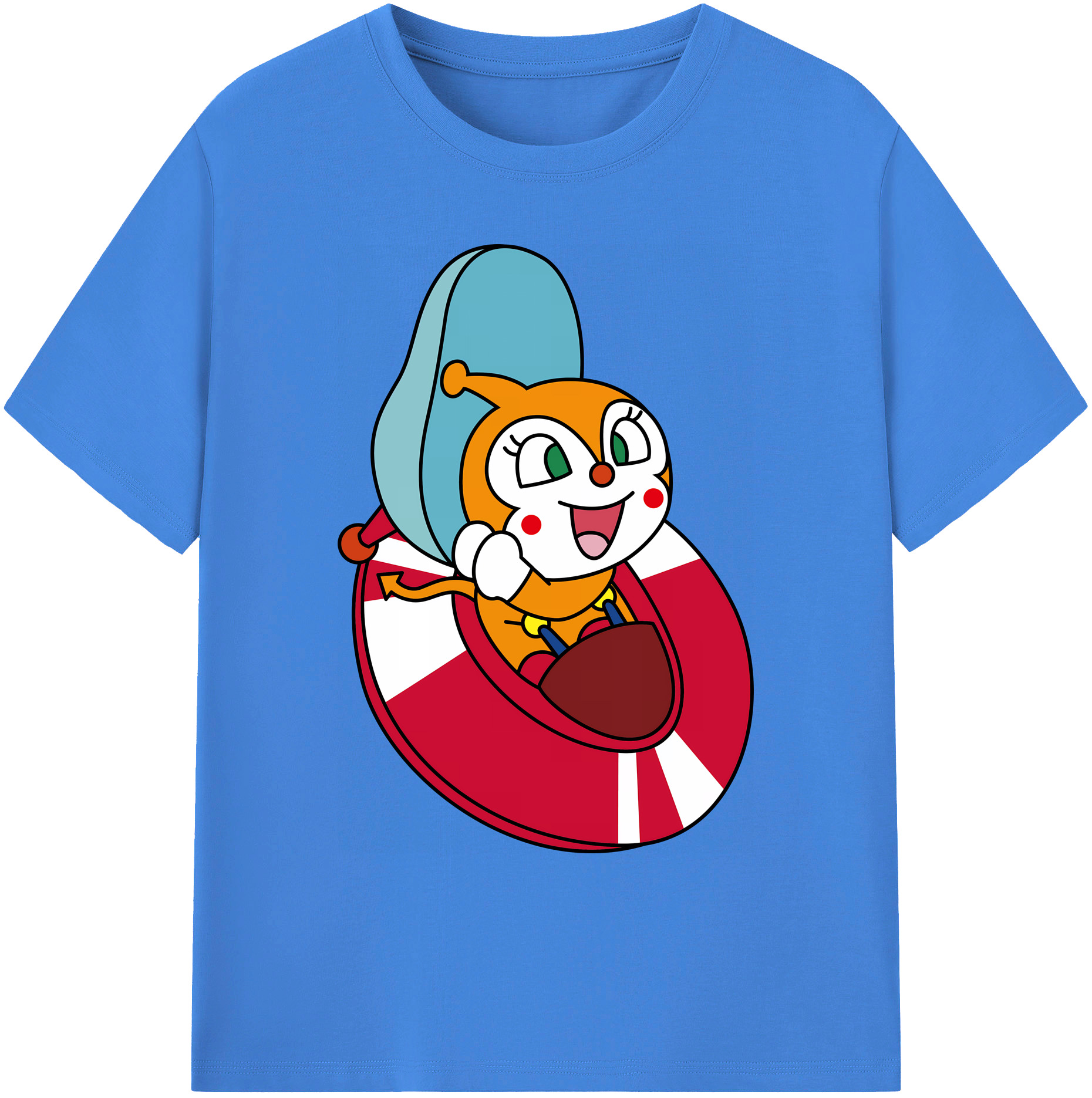 （画像用） アンパンマン Anpanman 綿100％ メンズ半袖Tシャツ｜肌触りやわらか＆通気性