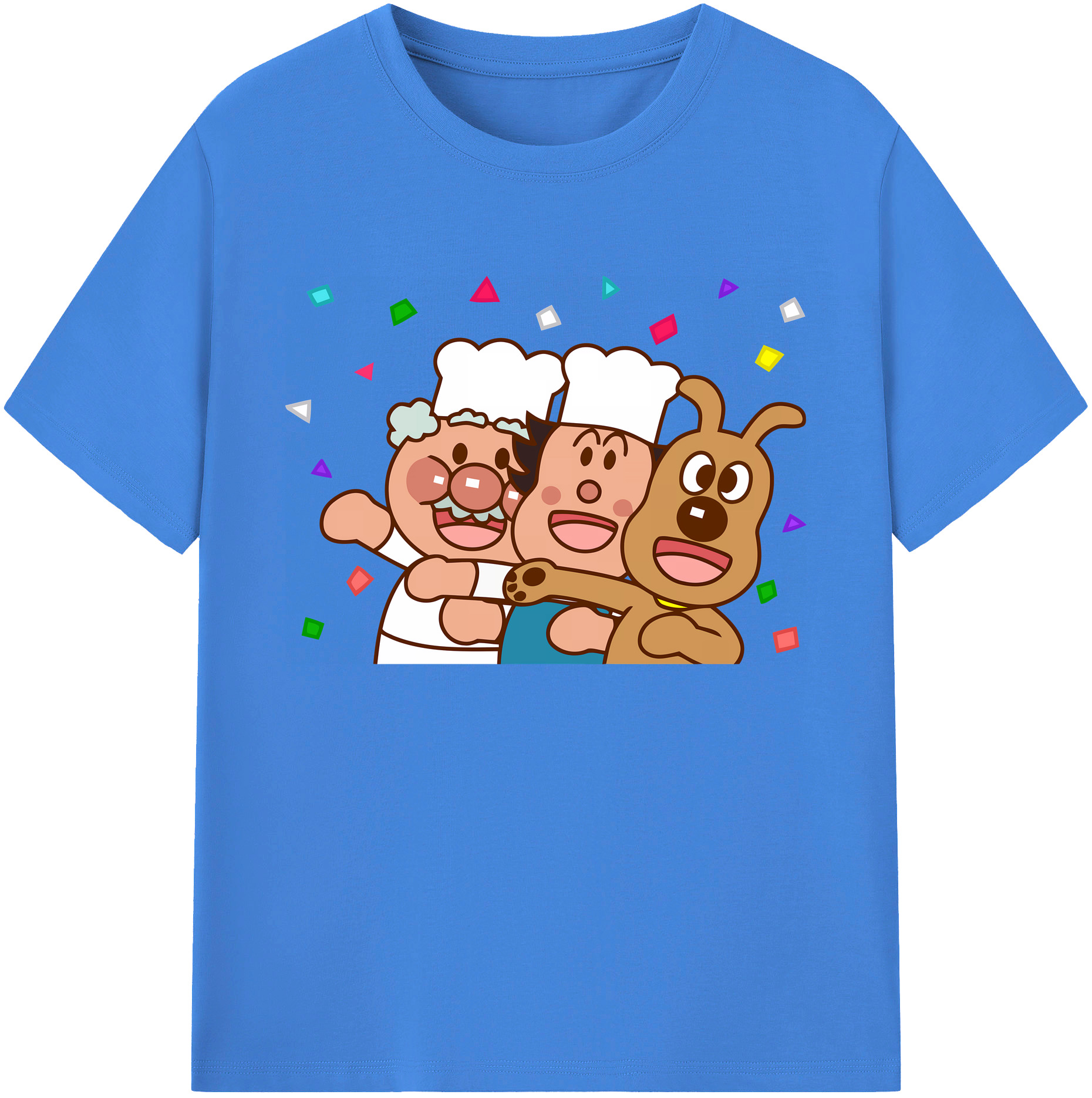 （画像用） アンパンマン Anpanman 綿100％ メンズ半袖Tシャツ｜肌触りやわらか＆通気性