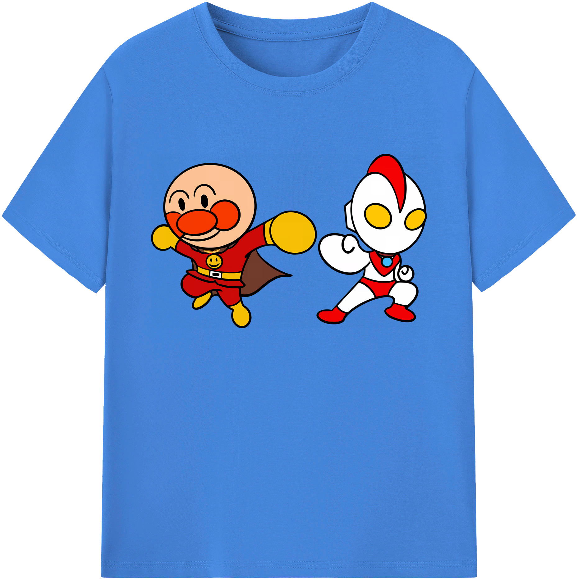 （画像用） アンパンマン Anpanman 綿100％ メンズ半袖Tシャツ｜肌触りやわらか＆通気性