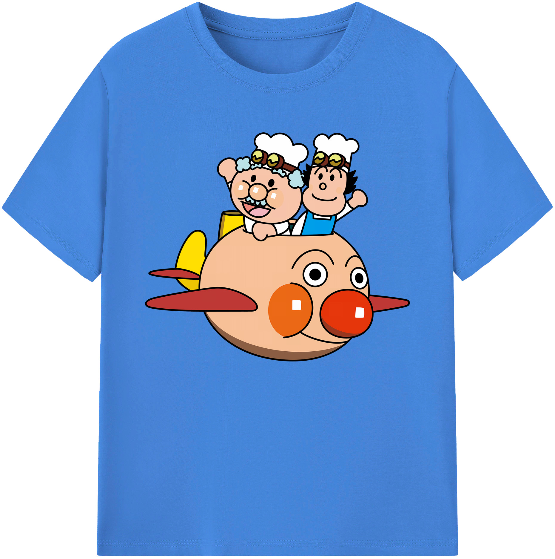 （画像用） アンパンマン Anpanman 綿100％ メンズ半袖Tシャツ｜肌触りやわらか＆通気性