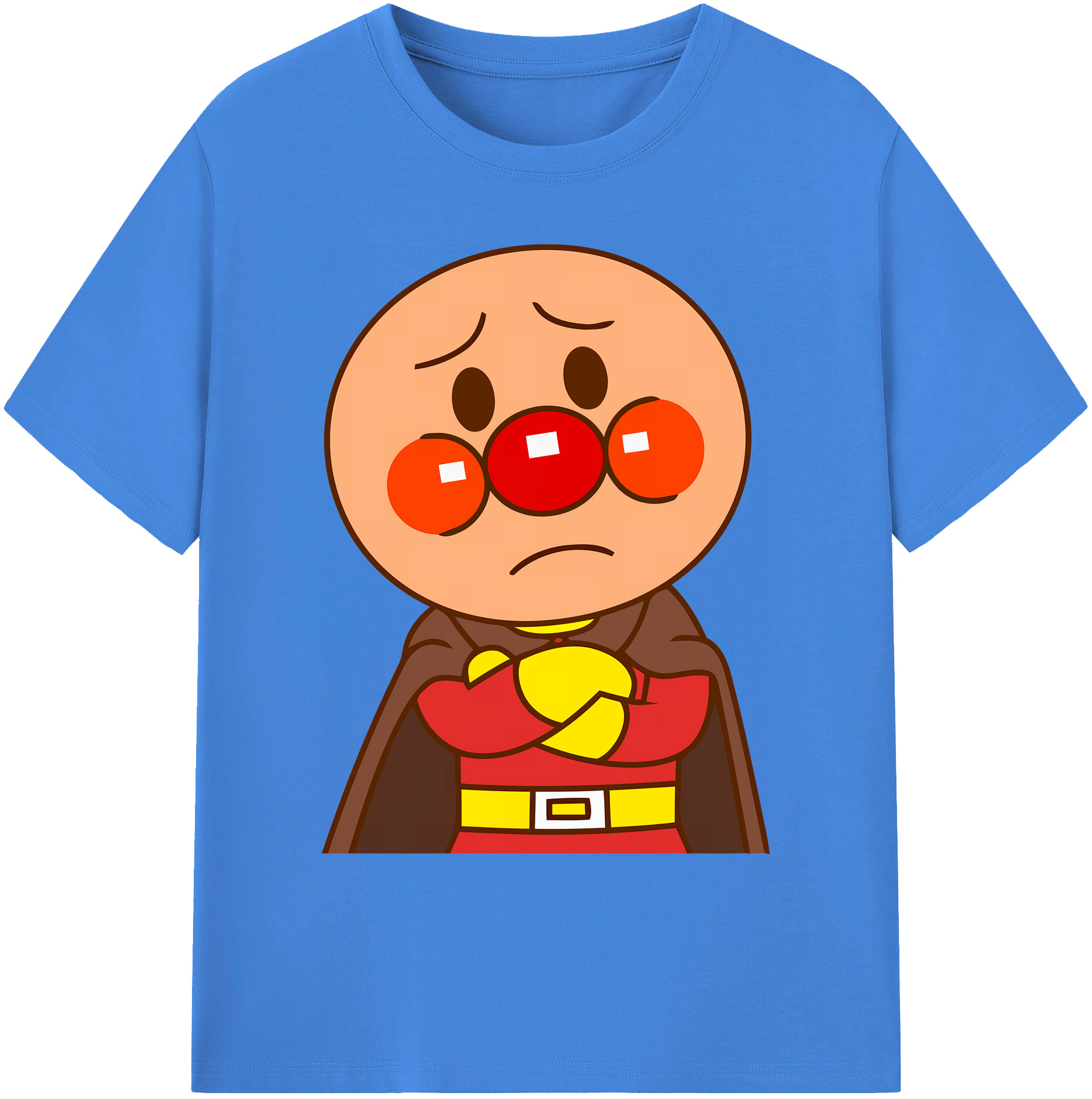 （画像用） アンパンマン Anpanman 綿100％ メンズ半袖Tシャツ｜肌触りやわらか＆通気性