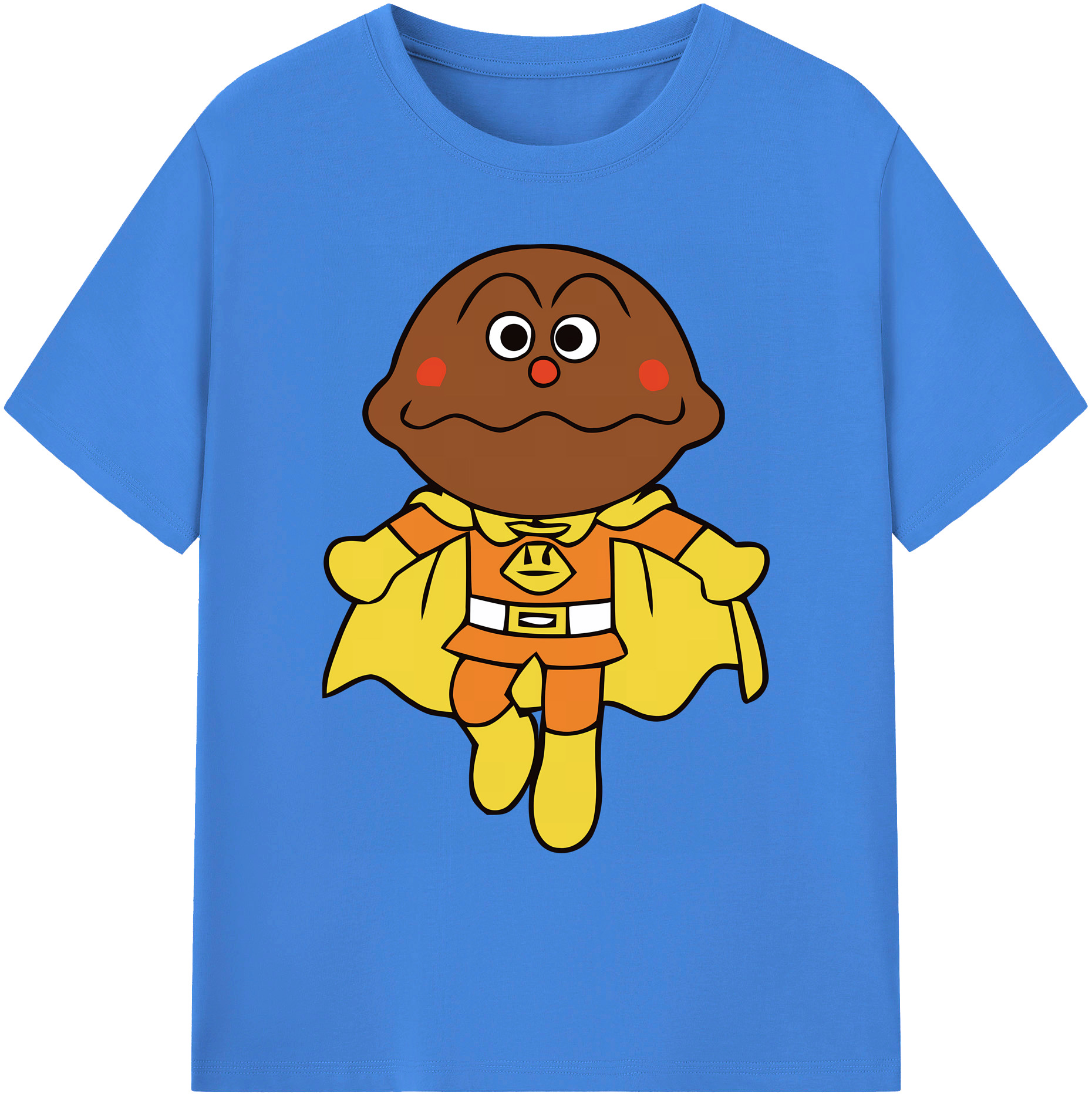 （画像用） アンパンマン Anpanman 綿100％ メンズ半袖Tシャツ｜肌触りやわらか＆通気性